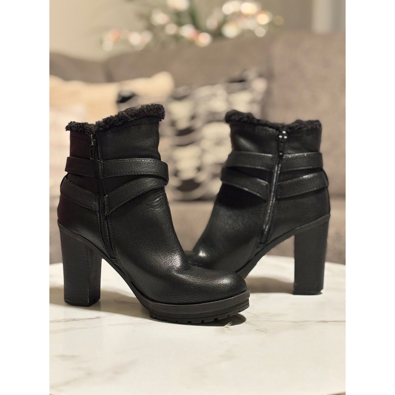 Guess Guess Size 7.5 Womens Leather Fur Boots Size US 7.5 / IT 37.5 - 3 Thumbnail