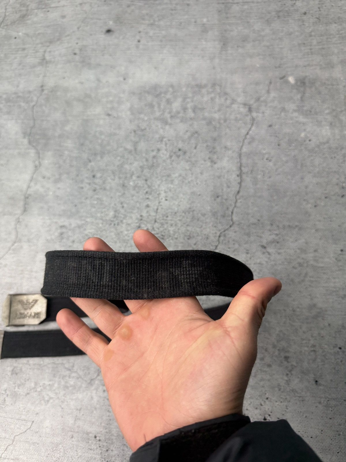 Armani Vintage Armani Monogram Y2K Belt Size ONE SIZE - 4 Thumbnail