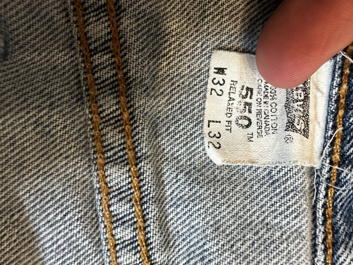 Levi's Y2K Levi 550 blue denim Size US 32 / EU 48 - 9 Thumbnail