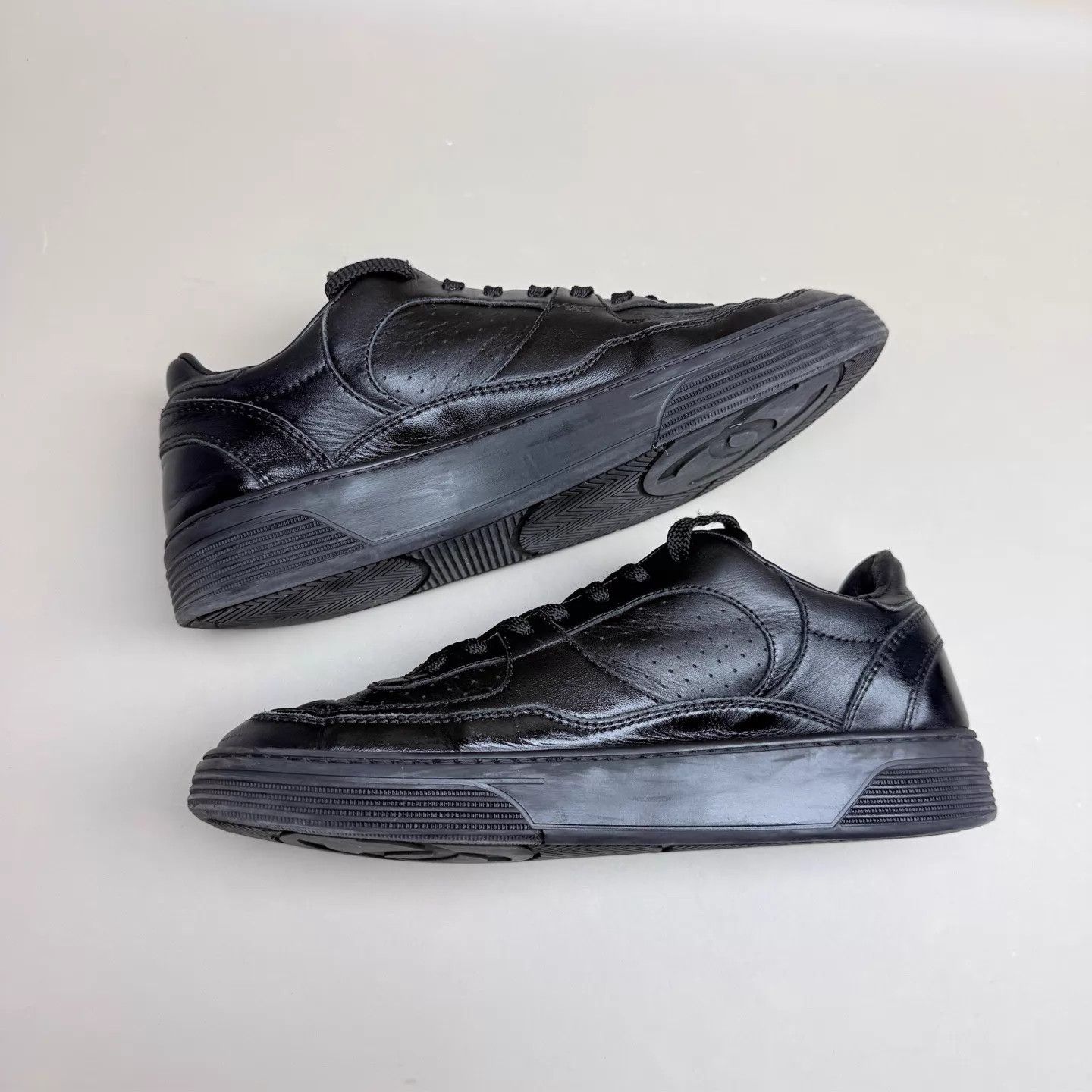Chanel CHANEL CC Air Force Black Sneaker 37 EU 95 New Size US 6.5 / IT 36.5 - 5 Thumbnail