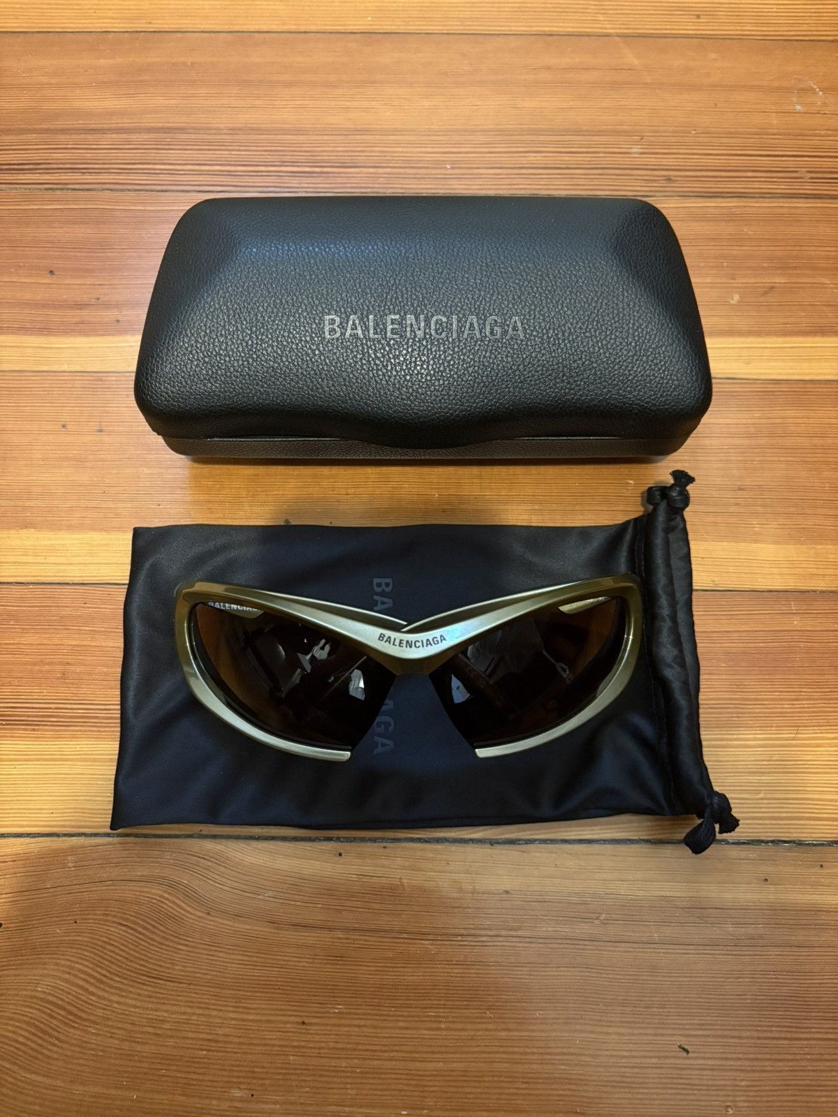 Balenciaga Balenciaga Dynamo rectangle sunglasses Size ONE SIZE - 1 Thumbnail