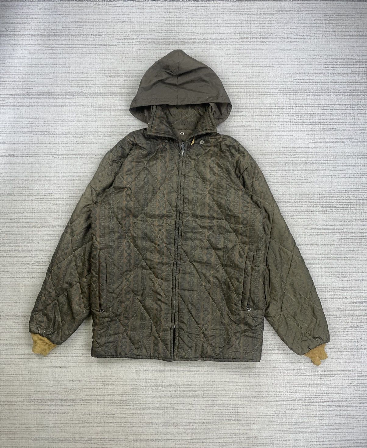 Pacific Trail × Vintage Vtg 70s Pacific Trail Military Quilted Talon Zipper Jacket Size US M / EU 48-50 / 2 - 7 Thumbnail