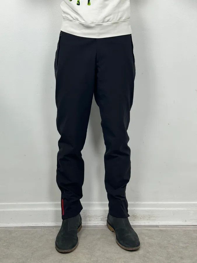 Prada 2000s Prada Navy Wool Linea Rossa Pants Size US 32 / EU 48 - 2 Thumbnail