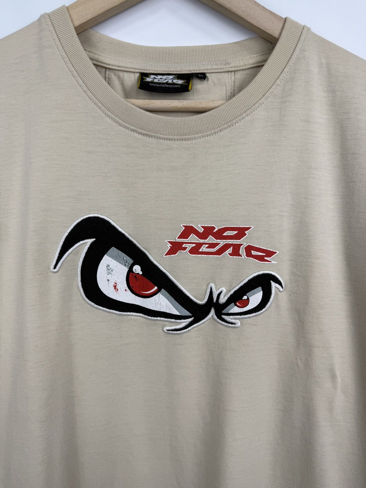 No Fear 🇺🇸💀 Vintage 90s No Fear Big Eyes Y2K T-Shirt Rare Retro Hype Size US M / EU 48-50 / 2 - 4 Thumbnail