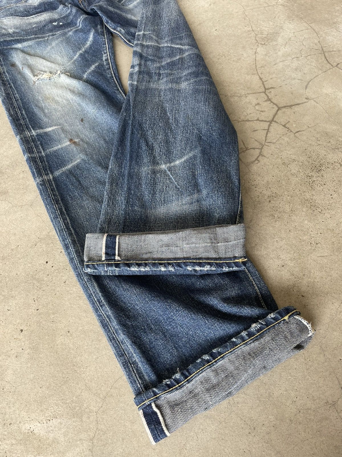 Japanese Brand Vintage Lost Angel Japan Selvedge Denim Size US 34 / EU 50 - 2 Thumbnail