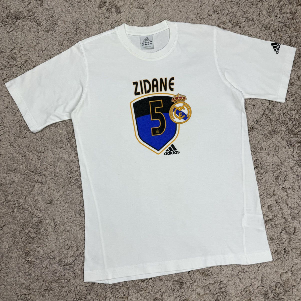 Vintage Vintage Adidas Real Madrid Zidane 5 T-shirt Size US M / EU 48-50 / 2 - 3 Thumbnail