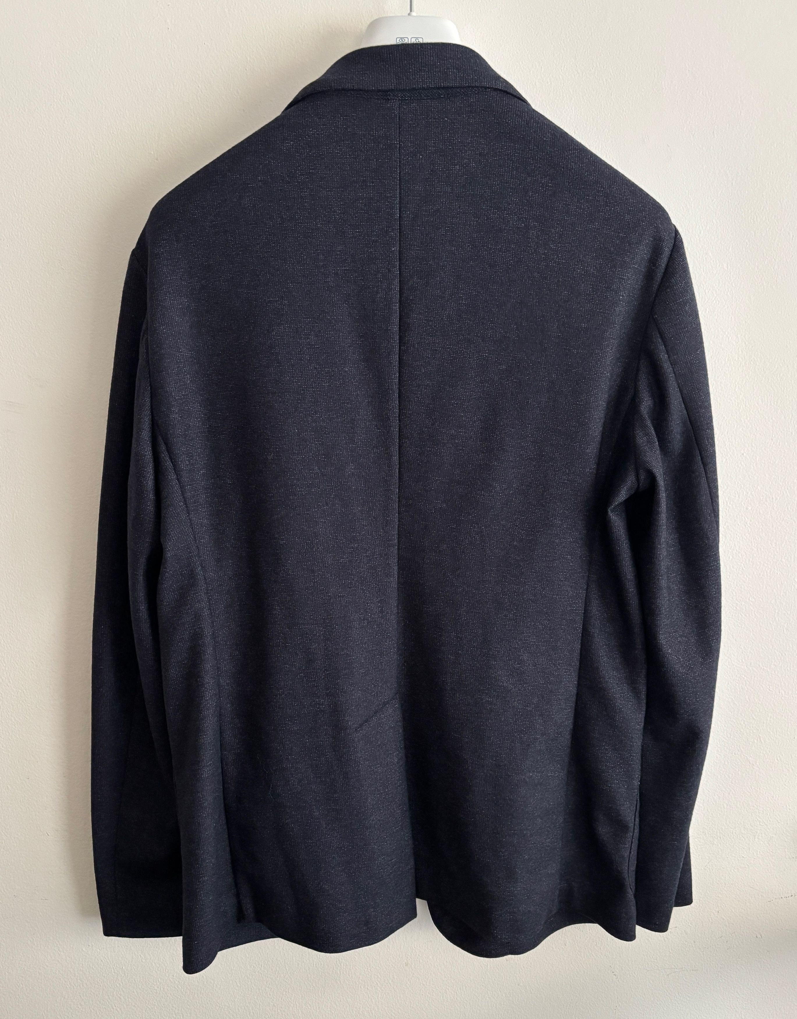 Barena Monocle 3 roll 2 Unstructured Navy Wool Cashmere Sport Coat Size 44R - 6 Thumbnail