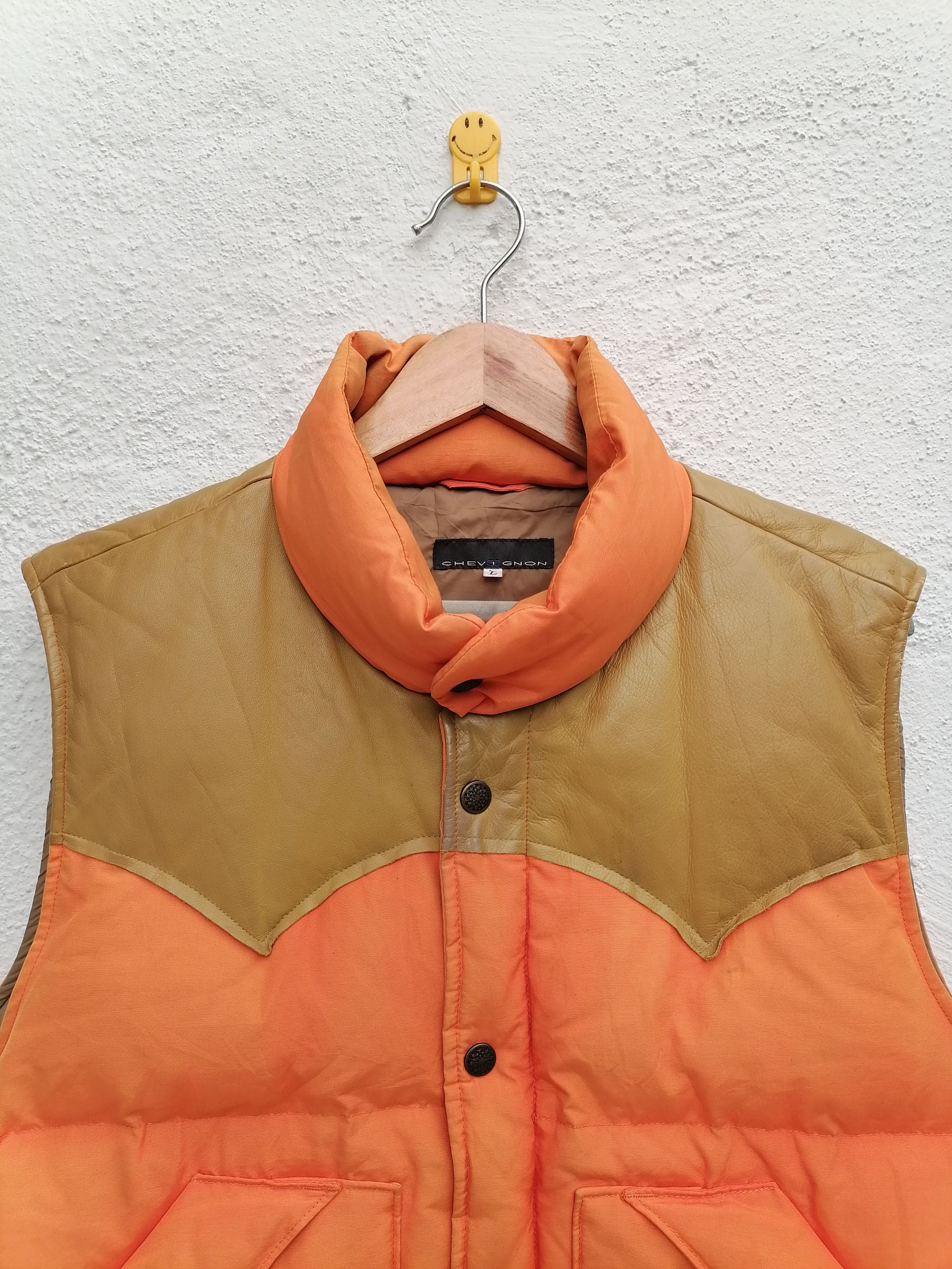 Chevignon × Vintage Vintage Chevignon Two Tone Puffer Vest Size US L / EU 52-54 / 3 - 2 Thumbnail