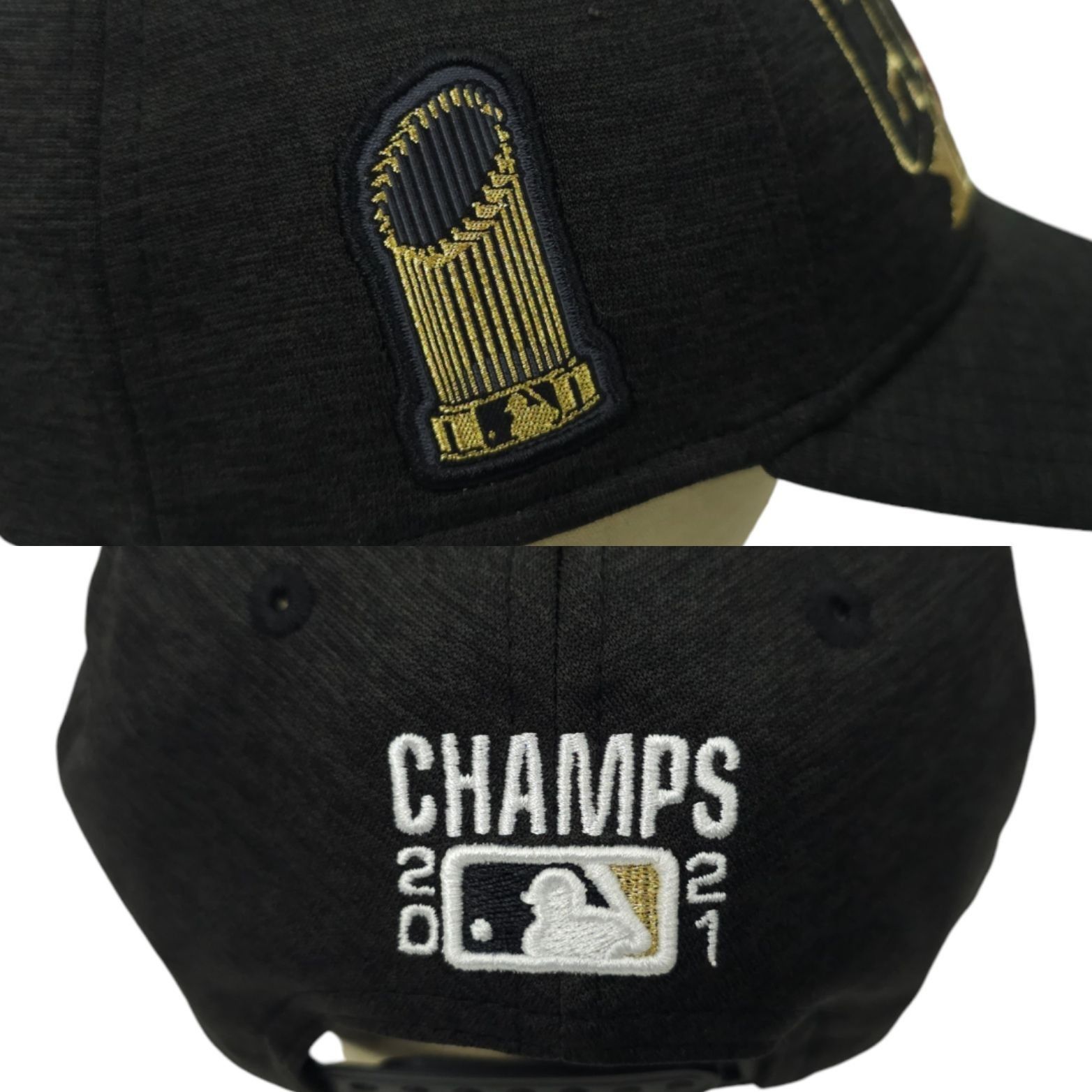 New Era Atlanta Braves Snapback Hat MLB 2021 World Series Champs Cap Size ONE SIZE - 7 Thumbnail