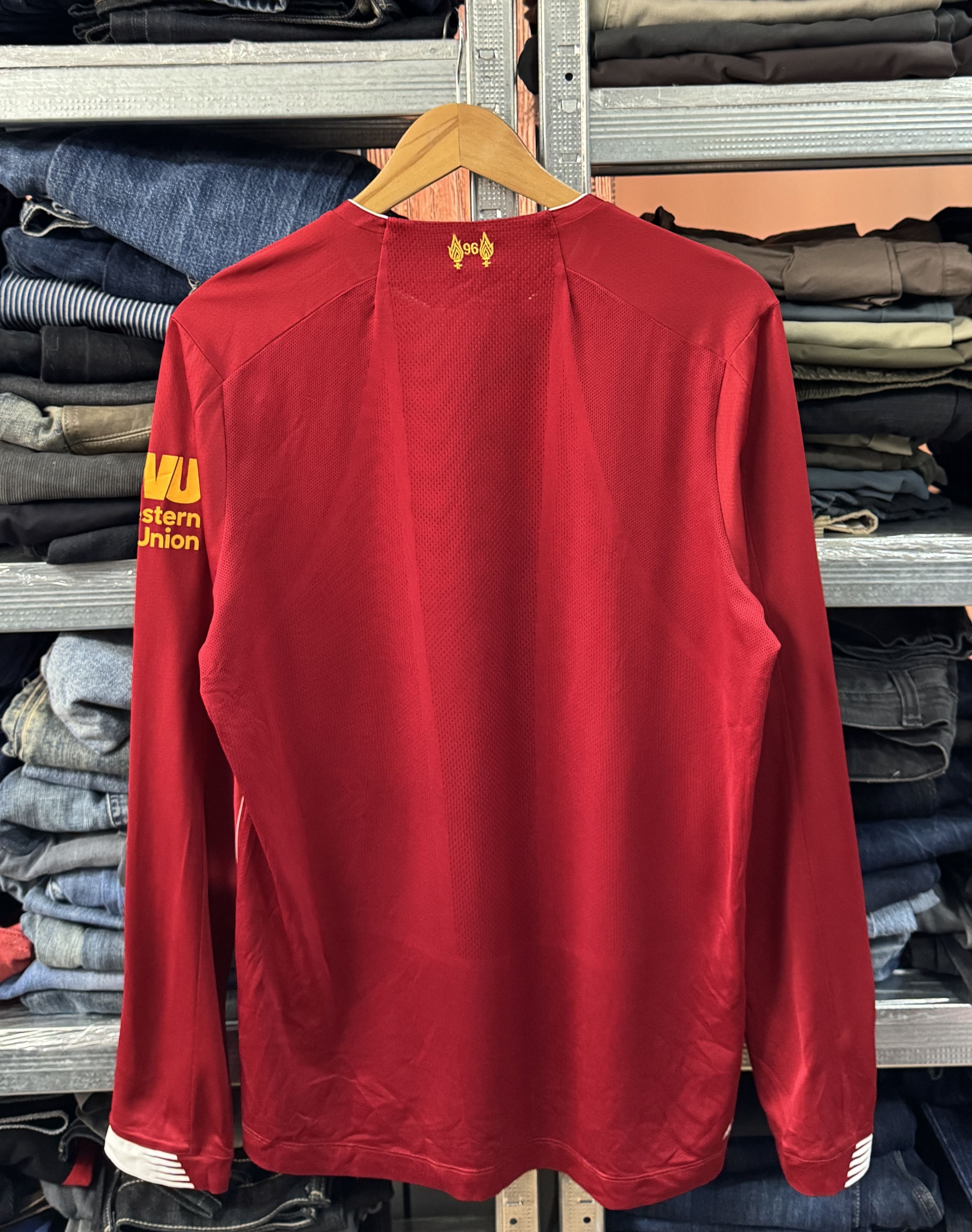 New Balance 2019/20 LIVERPOOL New Balance Home Long Sleeves Jersey Kit Size US M / EU 48-50 / 2 - 8 Thumbnail