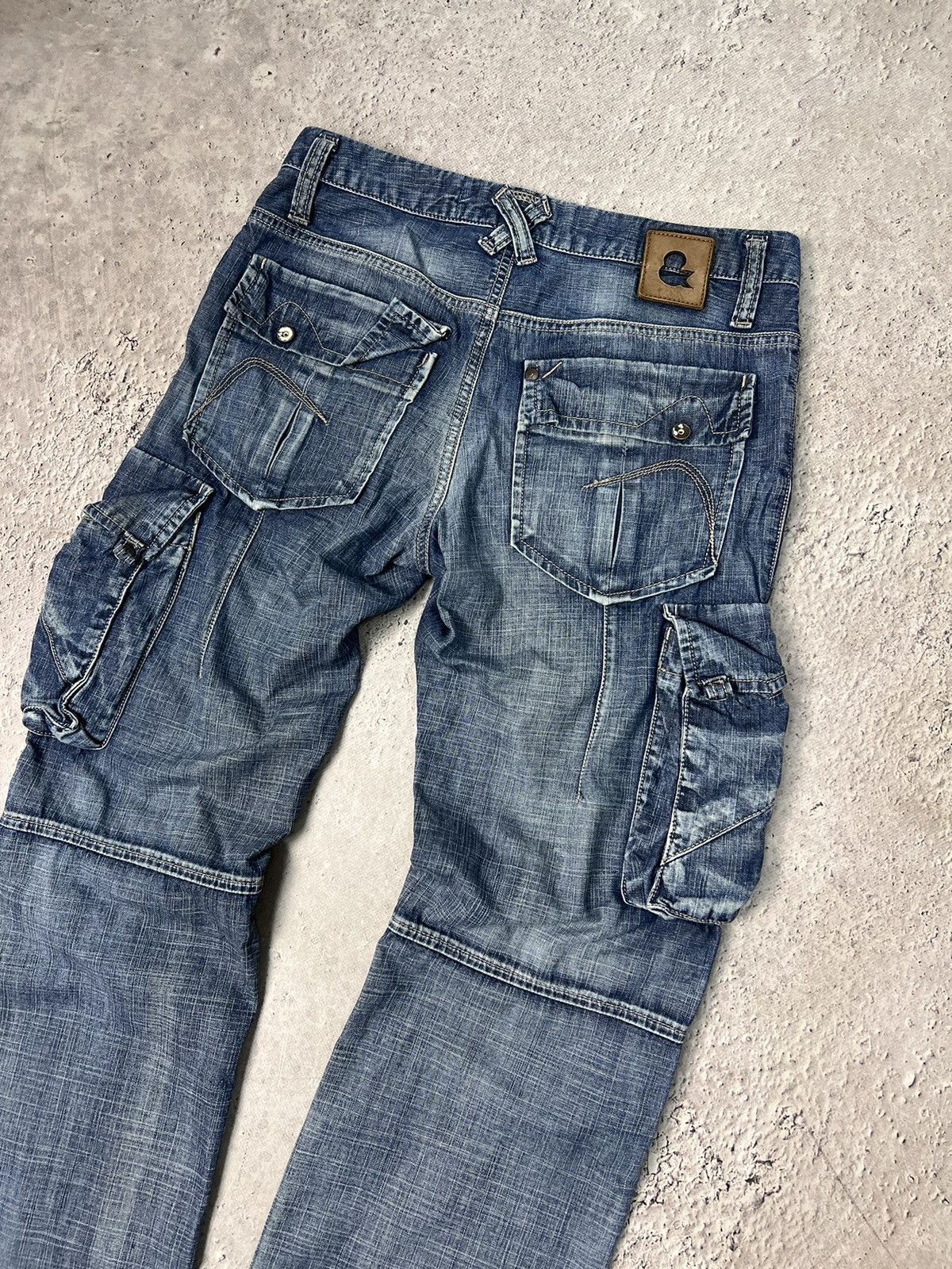 Diesel VTG Balenciaga Style Diesel Baggy Washed Jeans y2k Size US 31 - 10 Thumbnail