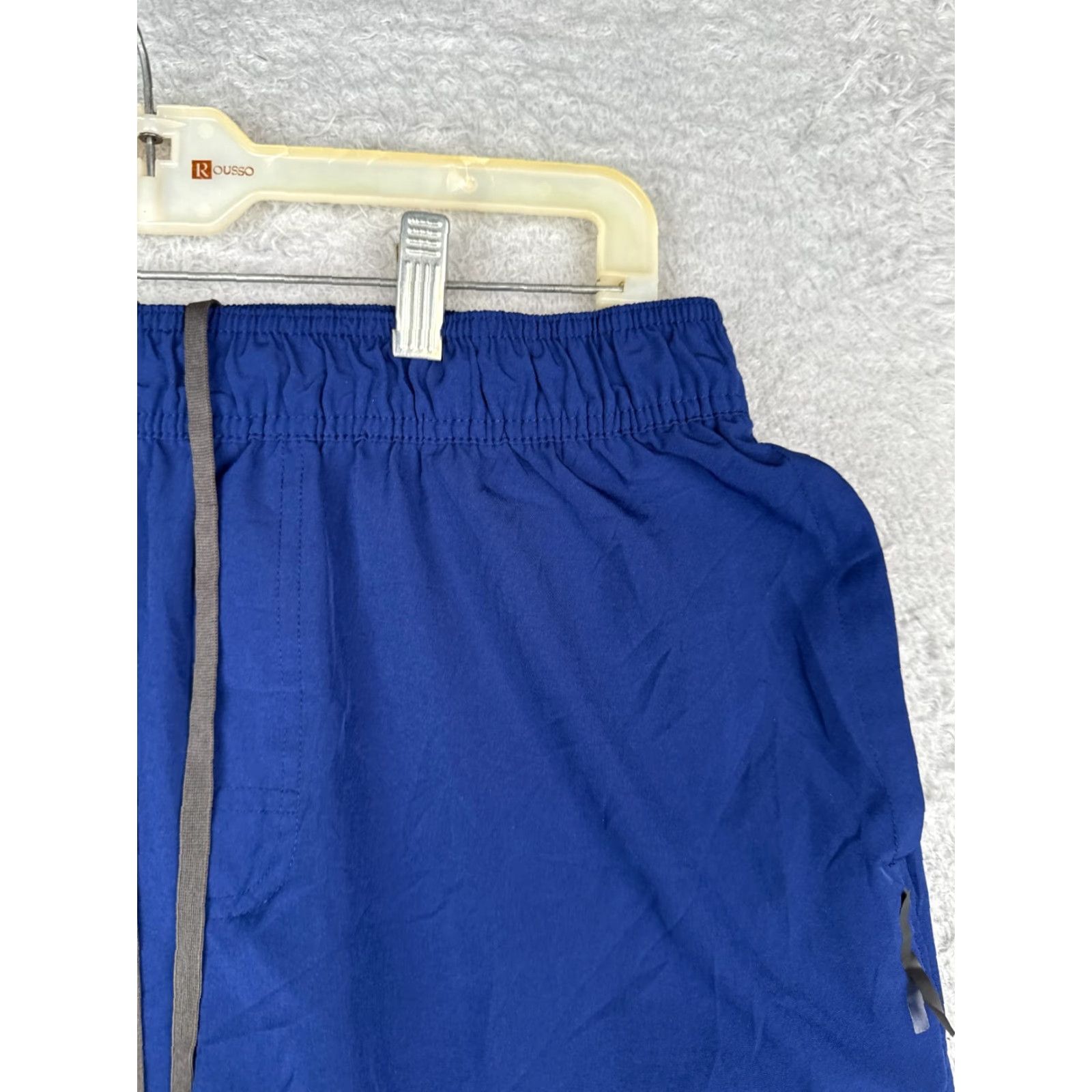 Vintage VINTAGE is not applicable; RBX Shorts Mens Large Blue X-Dri 100% Polyester Sweat Gym Run Running Drawstring Size US 33 - 5 Thumbnail