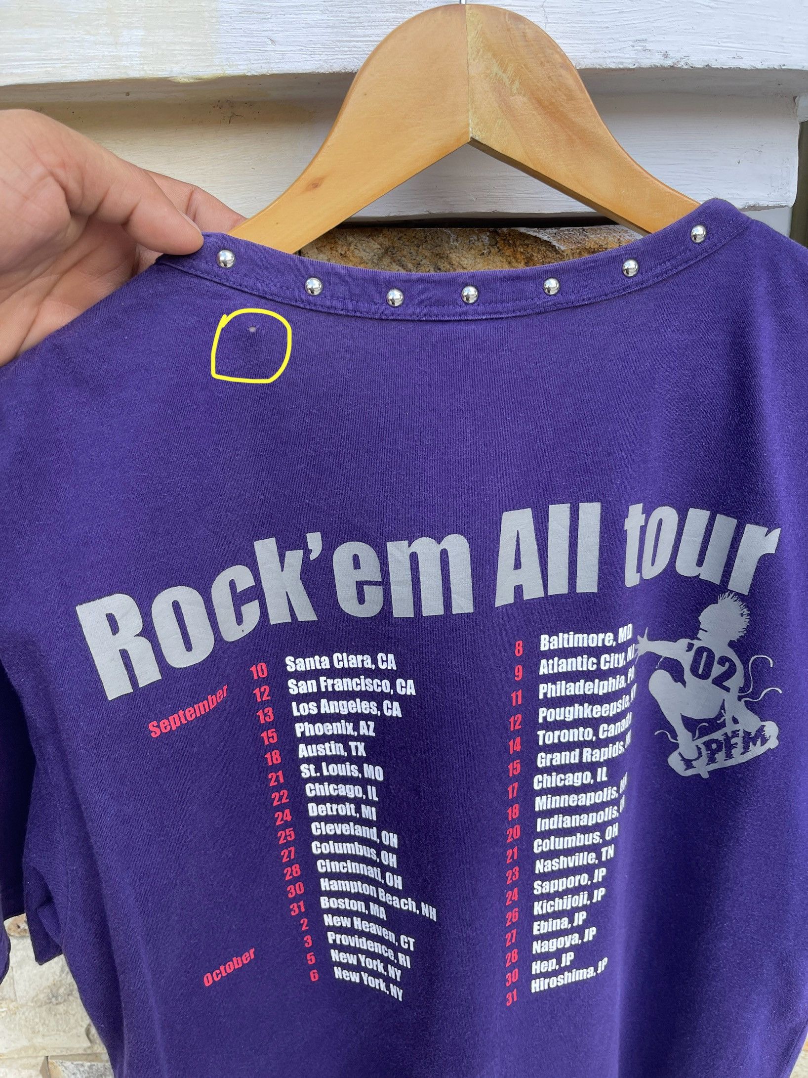 Hysteric Glamour × PPFM × Seditionaries Last Drop🔥Rare🔥Vtg PPFM Rock’em All Tour Skateboards T-Shirt Size US S / EU 44-46 / 1 - 7 Thumbnail
