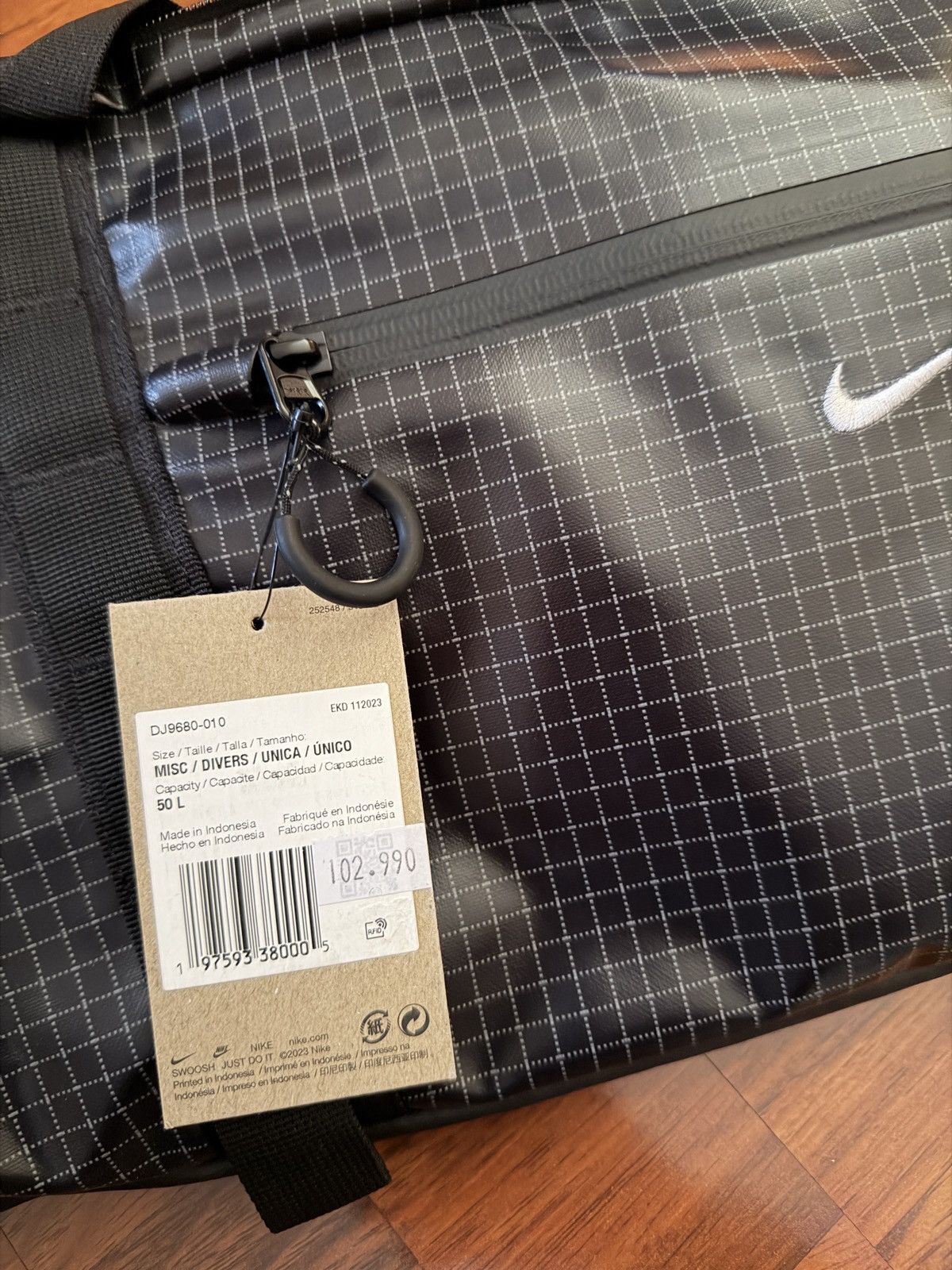 Nike Nike Hike Duffle Bag 50L Size ONE SIZE - 6 Thumbnail