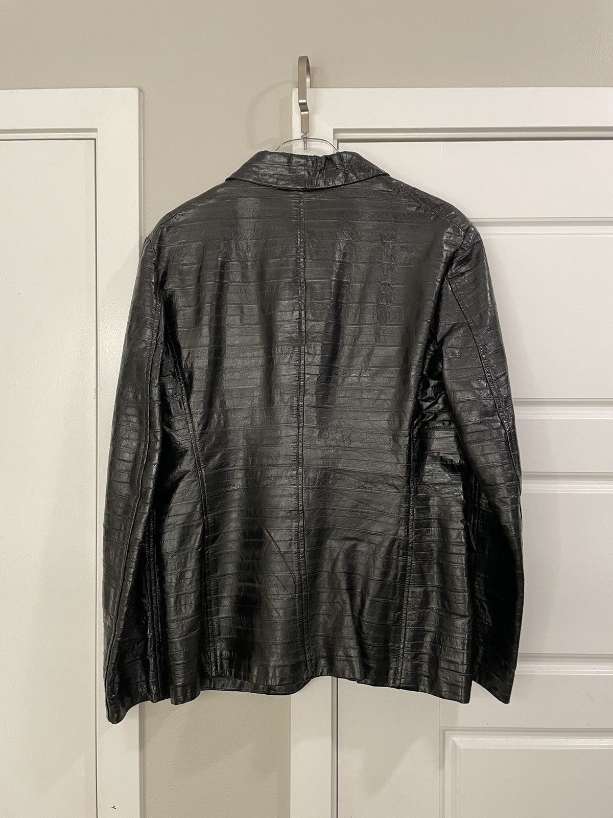 Jil Sander Jil Sander by Raf Simons SS12 Eelskin blazer Size 48R - 3 Thumbnail
