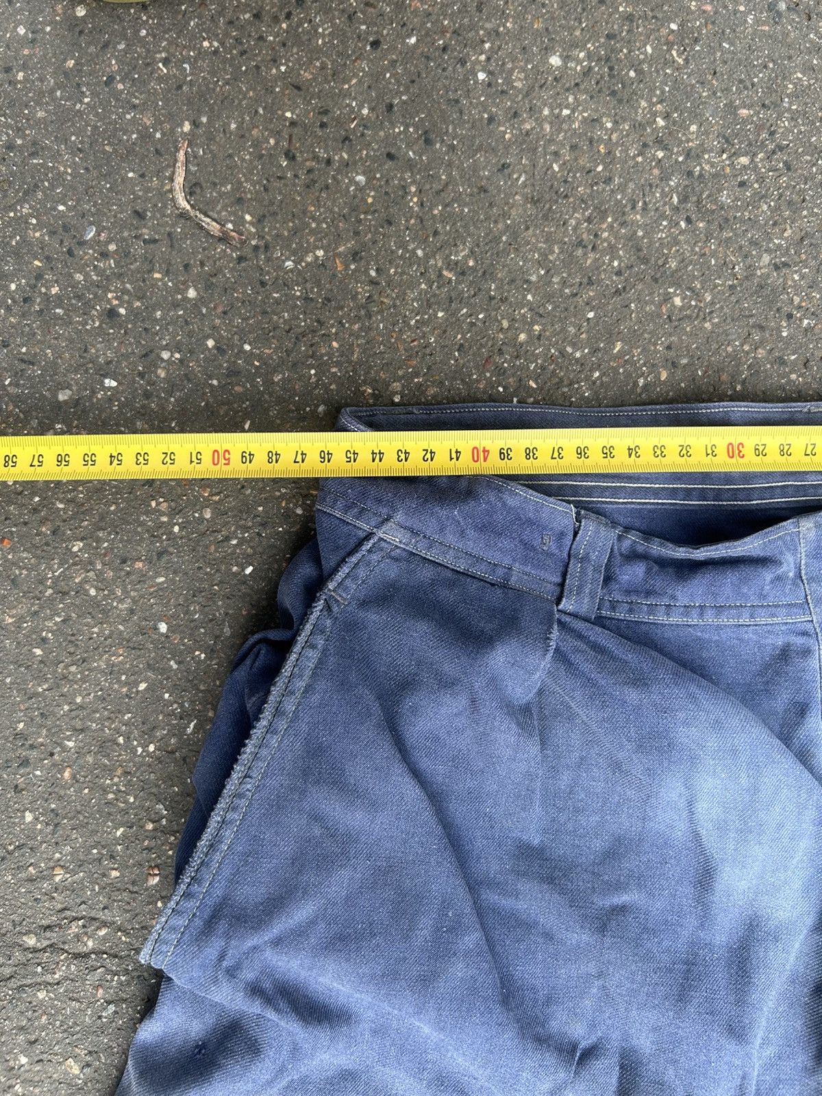 Other Blue work pants, old Distress patch Size US 33 - 5 Thumbnail
