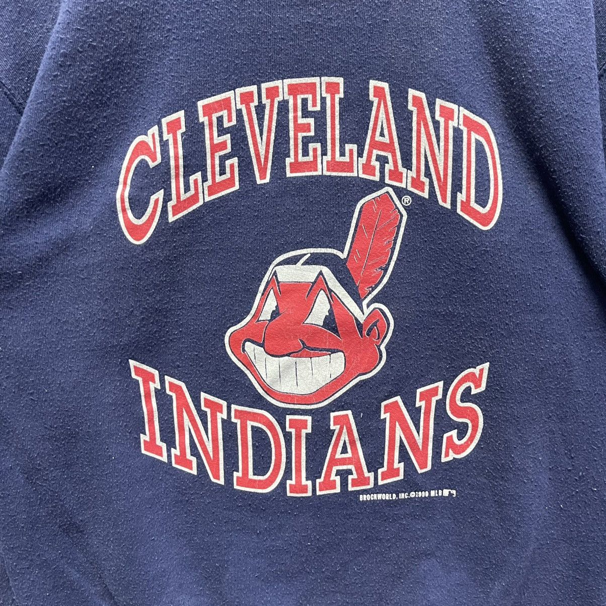 Velva Sheen Vintage 1990 Cleveland Indians Sweatshirt – Velva Sheen Size US L / EU 52-54 / 3 - 3 Thumbnail