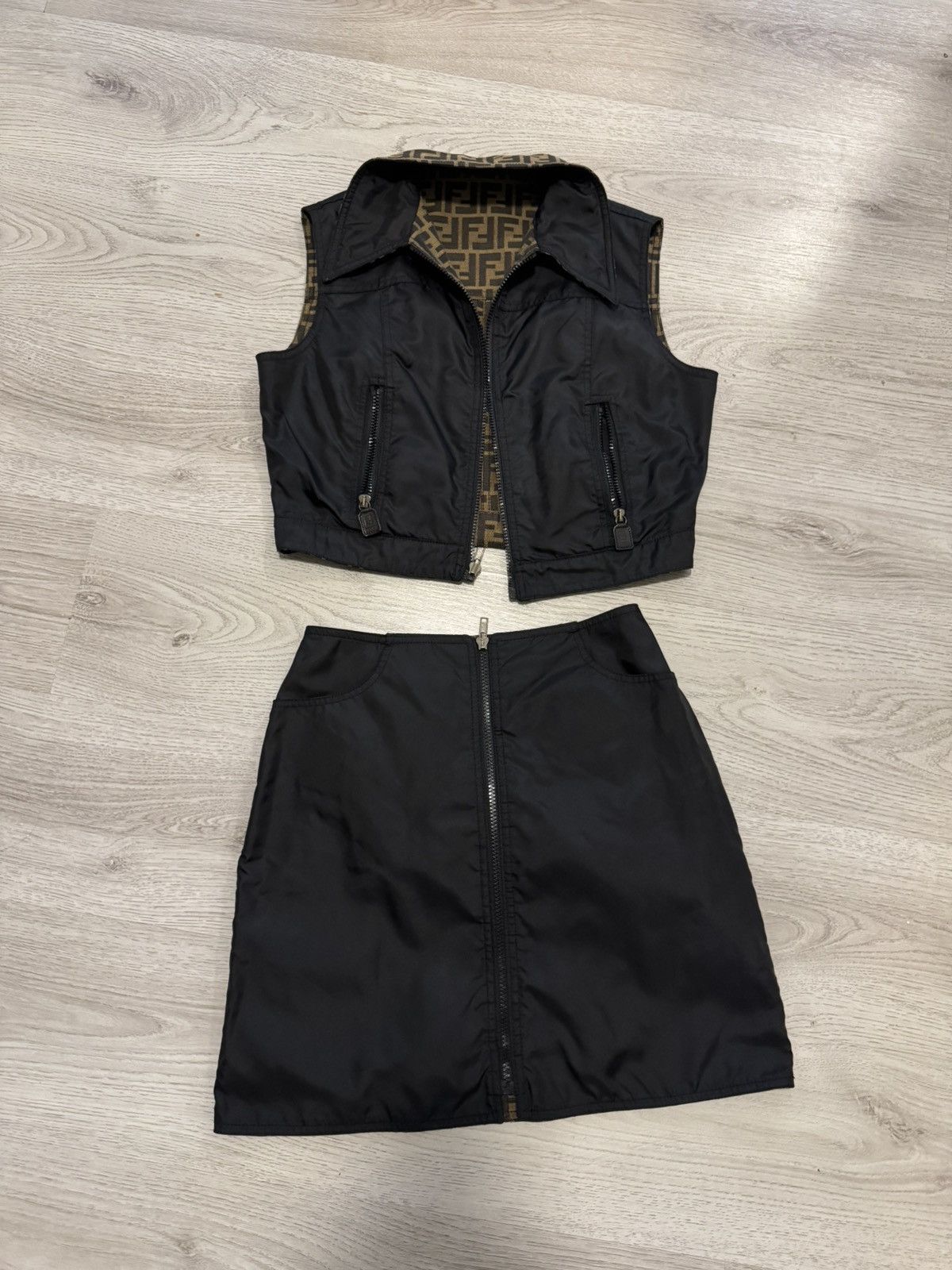 Fendi Vintage zucca suit Size 36S - 8 Thumbnail