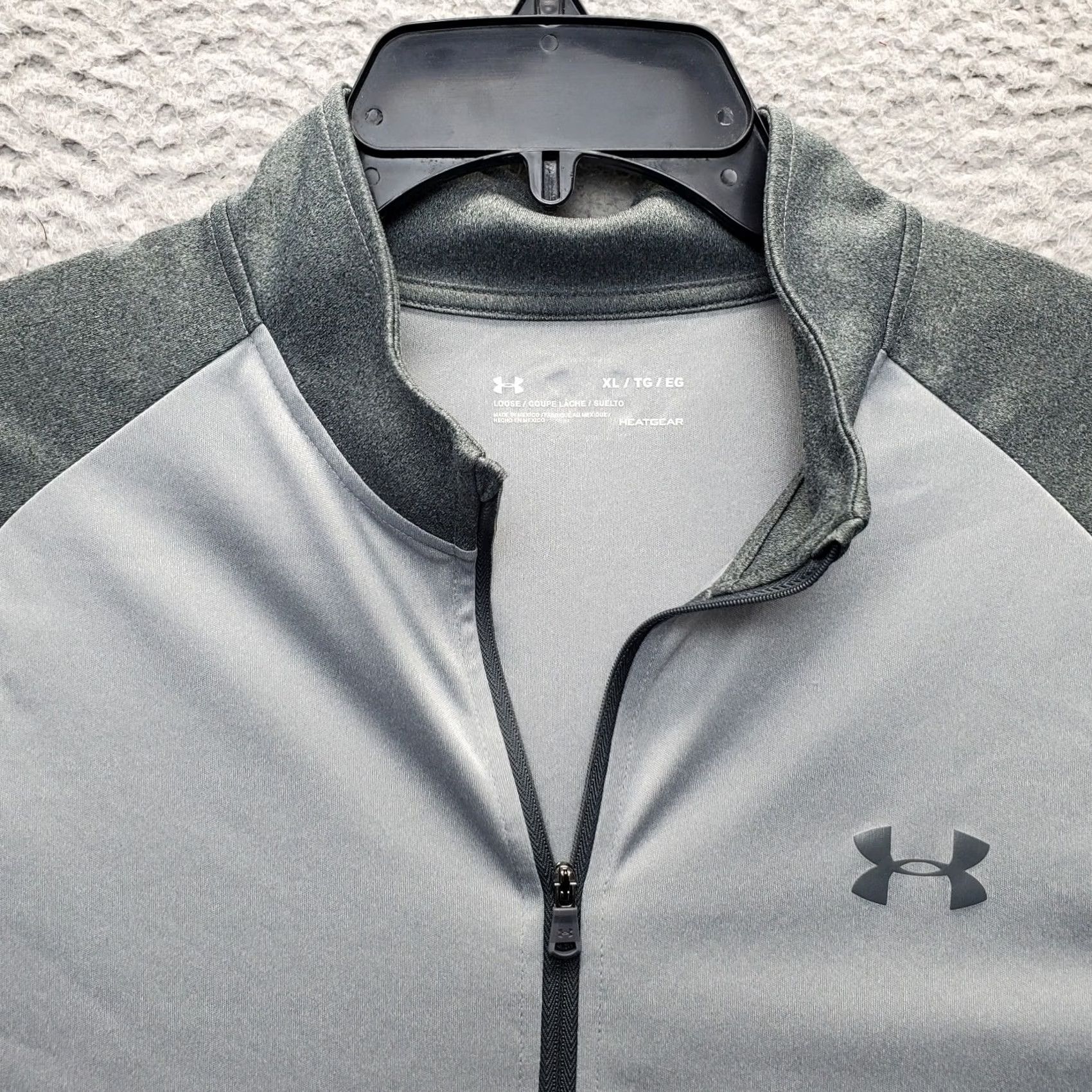Under Armour Under Armour Velocity 2.0 1/4 Zip Pullover Mens XL Gray Loose Fit Performance Size US XL / EU 56 / 4 - 5 Thumbnail