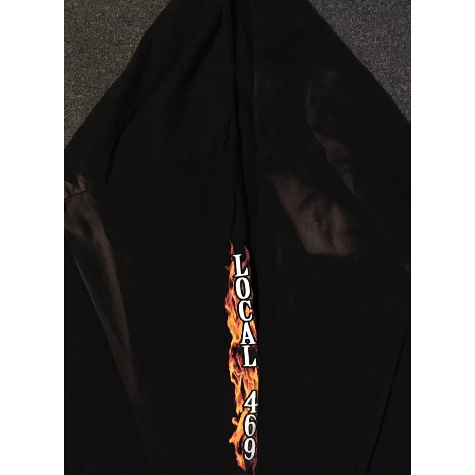 Vintage VINTAGE Local 469 Faded Flame Shirt 3XL Black 3XL Mens T-Shirt Punk Grunge Skate Harley California USA 80s 90s Trucker Biker Fire Size US XXL / EU 58 / 5 - 6 Thumbnail