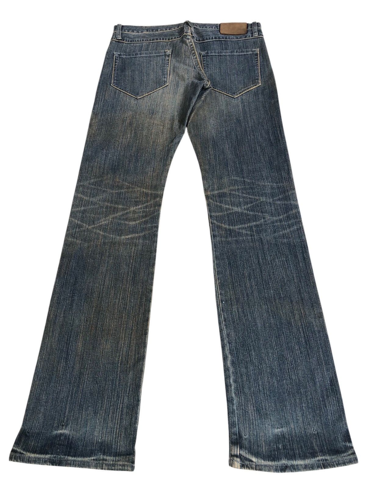 Who Decides War Japanese Takeo Kikuchi Flared Jeans Distressed Jeans Size US 31 - 2 Thumbnail