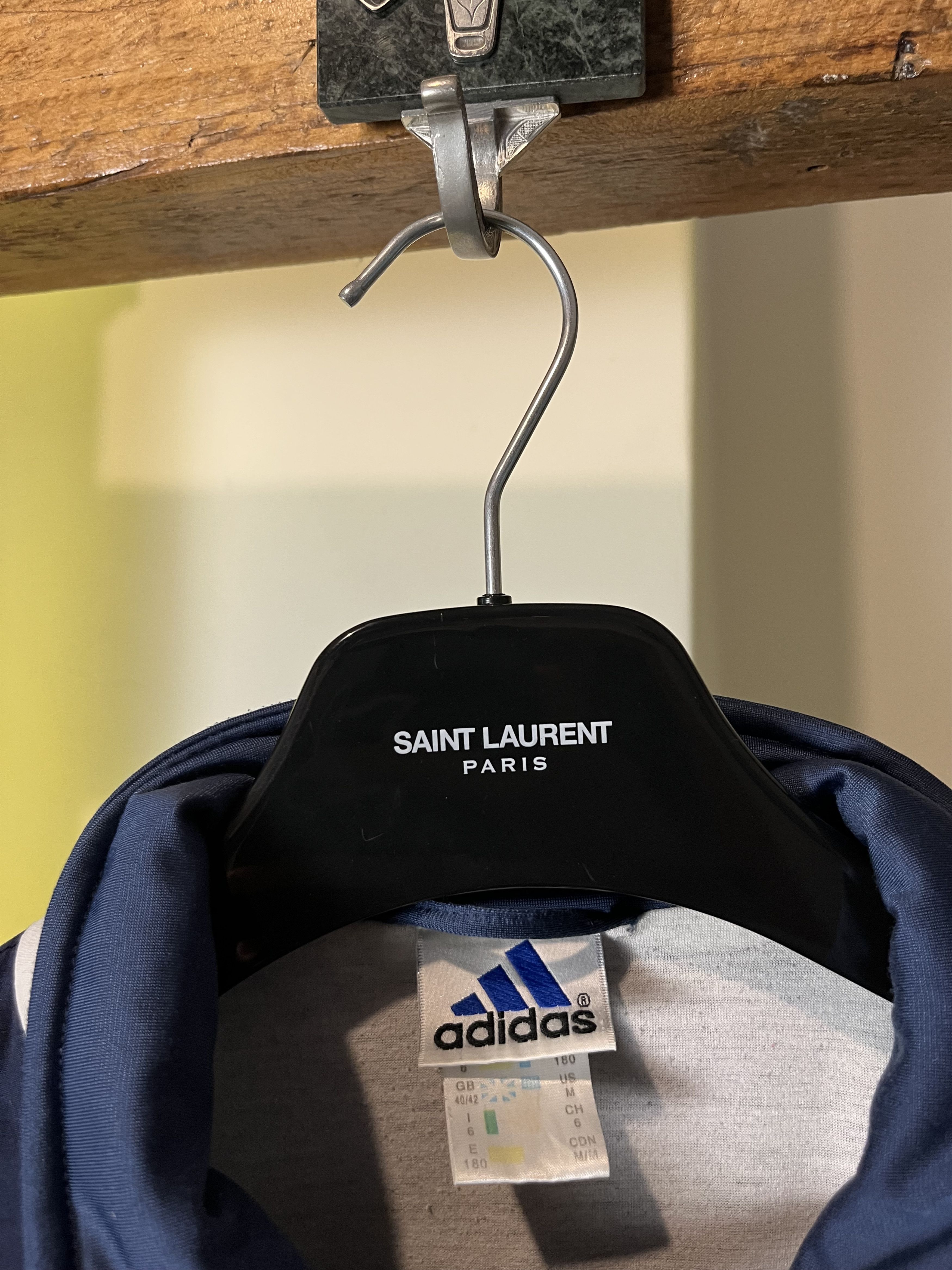 Adidas × Vintage Vintage 90s Adidas Big Logo Windbreaker Jacket Blokecore Size US M / EU 48-50 / 2 - 6 Thumbnail