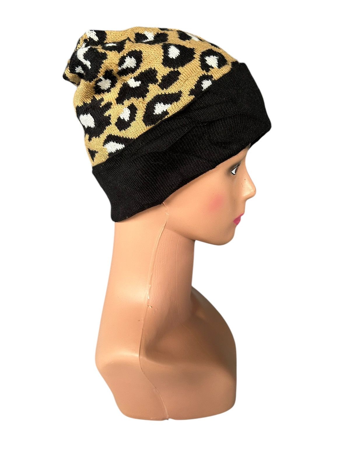 14th Addiction × Le Grande Bleu (L.G.B.) Leopard Japanese Style Beanie Hats ☠️☠️ Size ONE SIZE - 3 Thumbnail