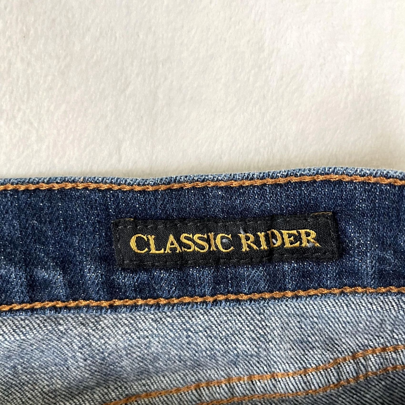 Lucky Brand Lucky Brand Classic Rider Crop Jeans Womens 10/30 Blue Medium Wash Stretch Denim Jeans Size 32" / US 10 / IT 46 - 6 Thumbnail