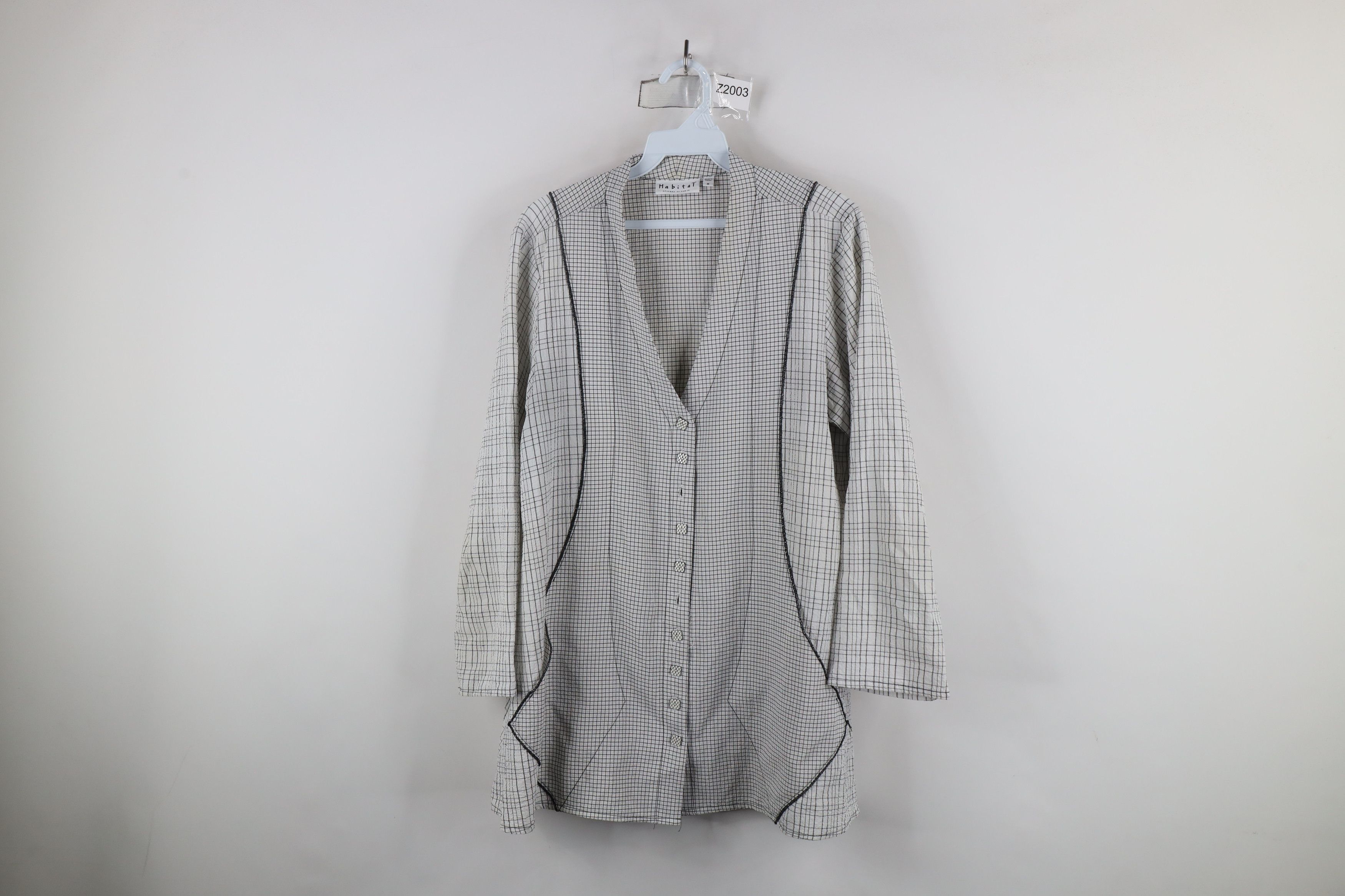 Vintage Vintage 90s Lagenlook Oversized Button Tunic Shirt Size M / US 6-8 / IT 42-44 - 1 Thumbnail