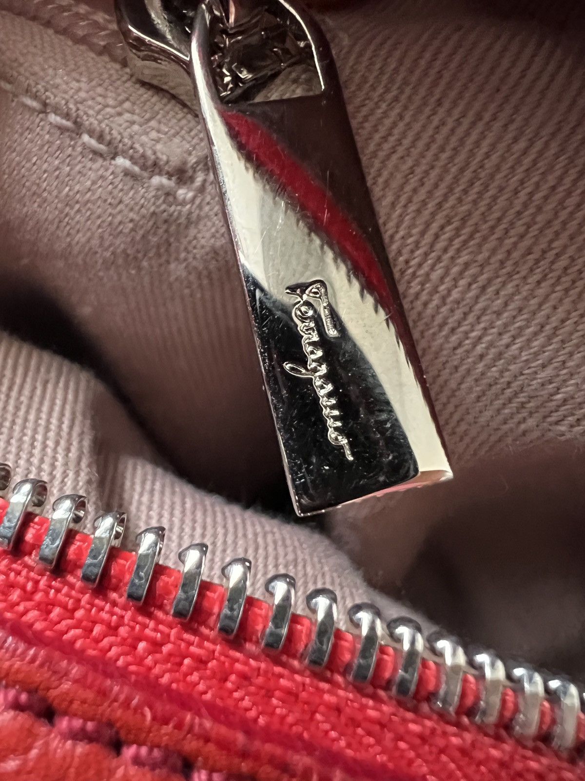 Salvatore Ferragamo × Vintage Salvatore Ferragamo Leather red bag Size ONE SIZE - 12 Thumbnail