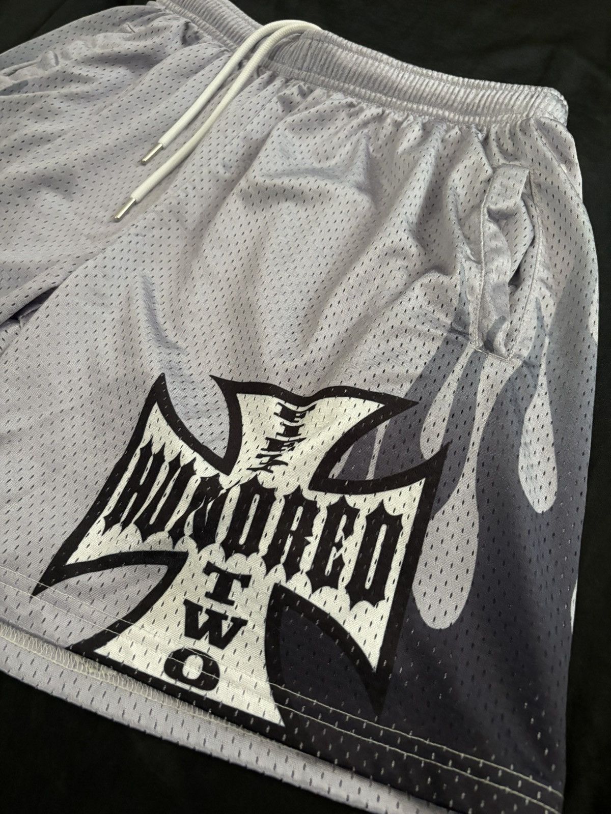 Japanese Brand Fifty2hundred Chrome Hell Shorts M Size US 32 / EU 48 - 2 Thumbnail