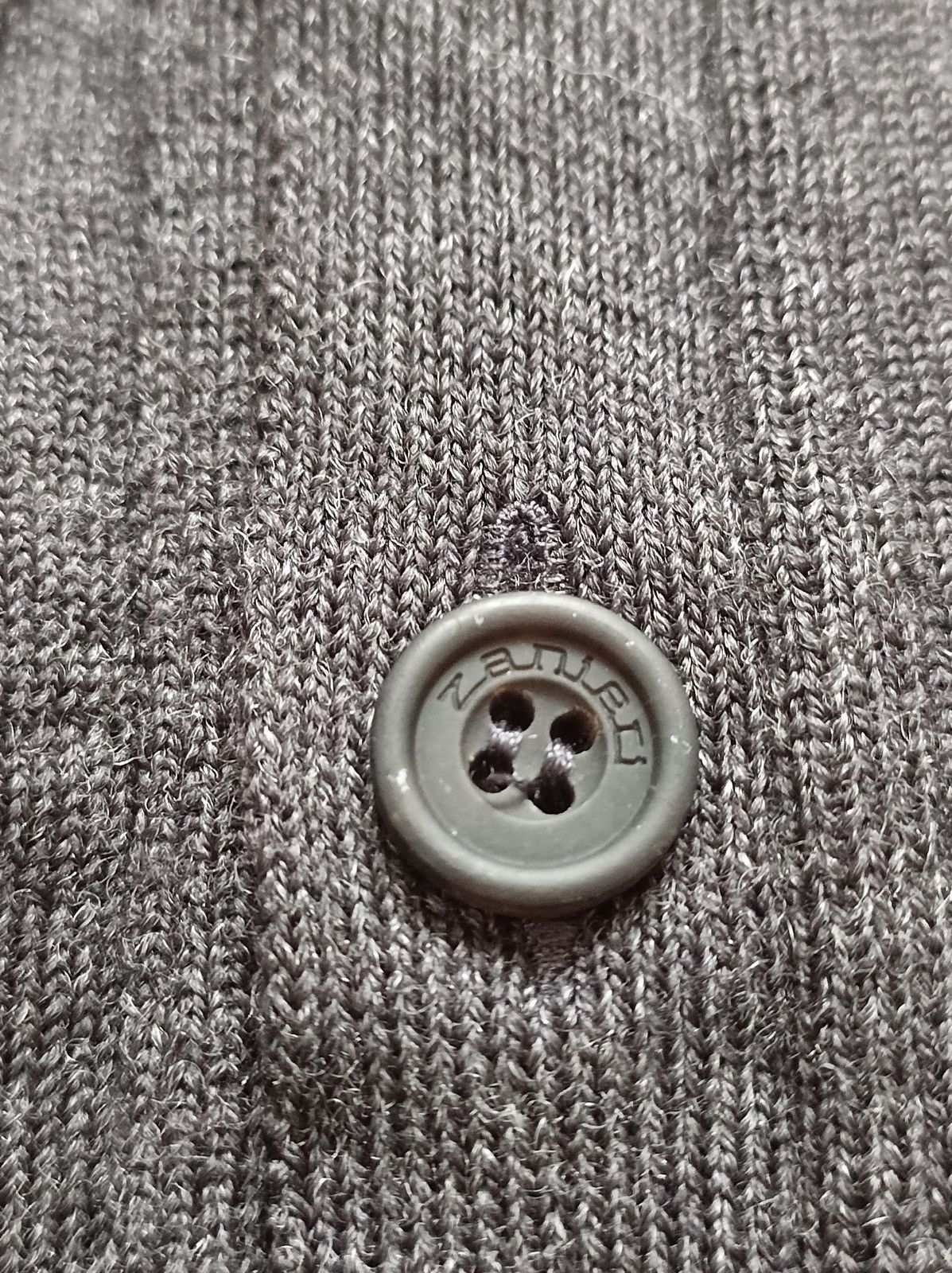 Zanieri Zanieri Lana Wool Grey Mens Knit Cardigan Vest XL Size US XL / EU 56 / 4 - 9 Thumbnail
