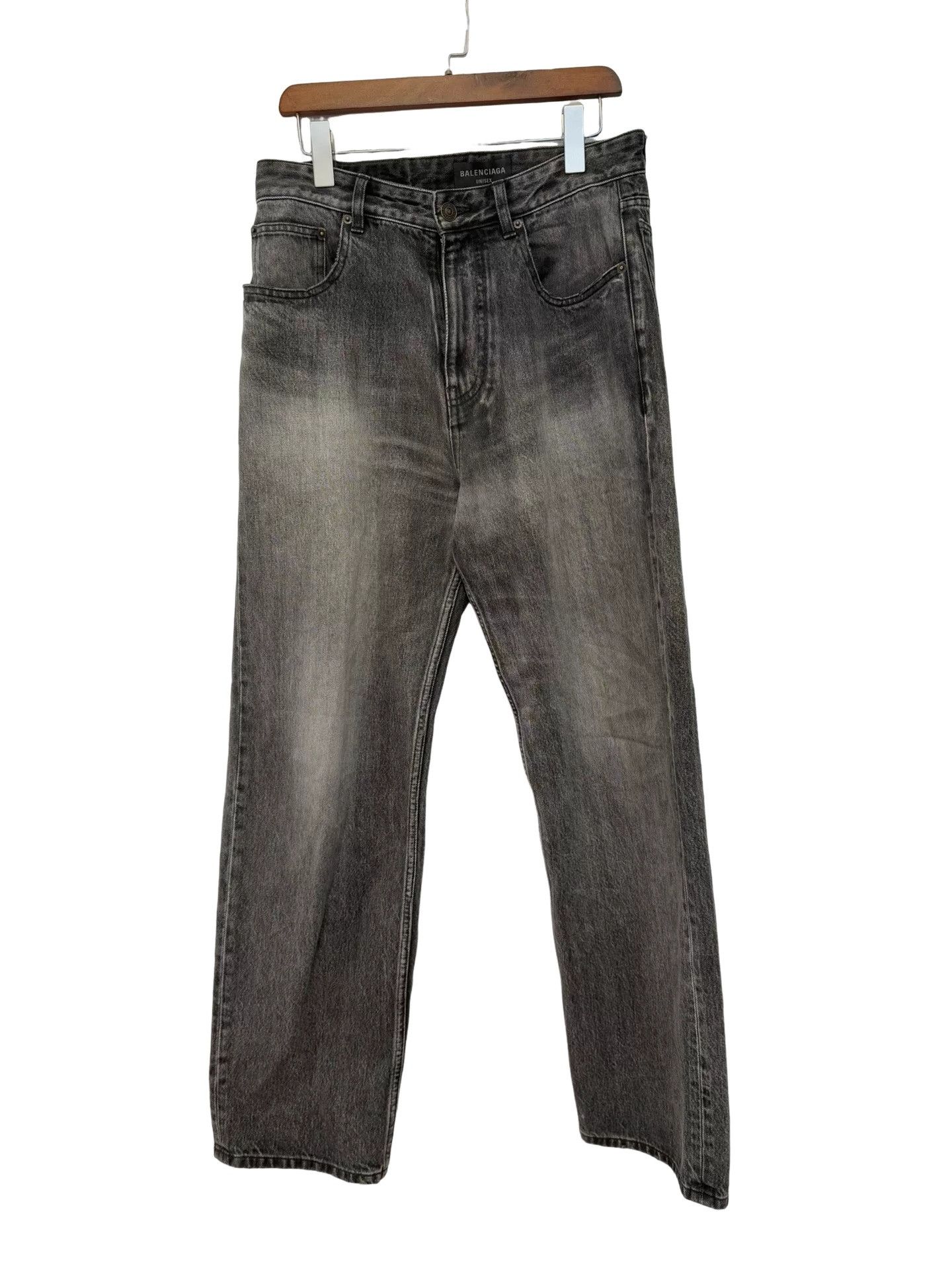 Balenciaga Balenciaga Grey Denim Jeans Size XS Size US 28 / EU 44 - 1 Thumbnail