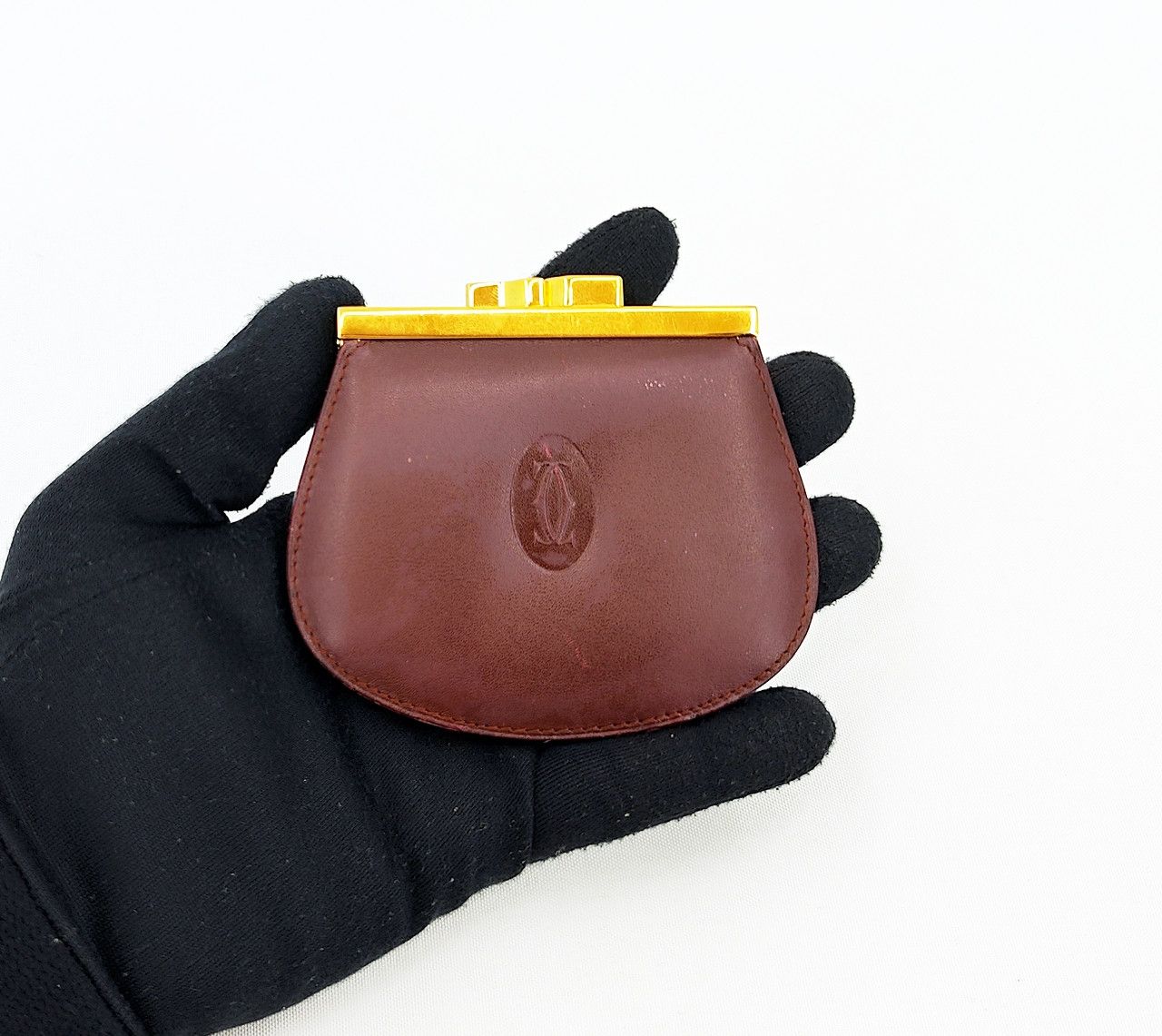Cartier original CARTIER burgundy leather coin case Size ONE SIZE - 1 Thumbnail
