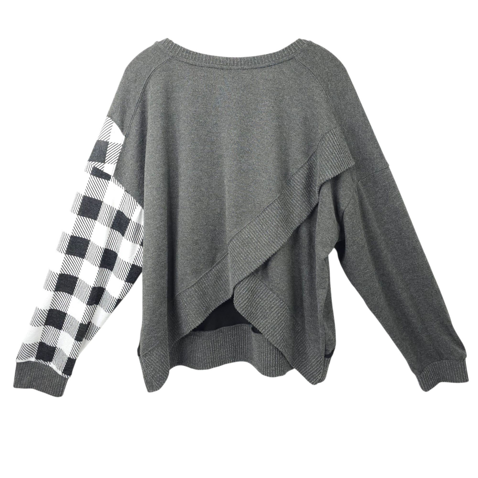 Disney Walt Disney World Buffalo Plaid Sweater Knit Womens Size 2X Size XXL / US 16-18 / IT 52-54 - 3 Thumbnail