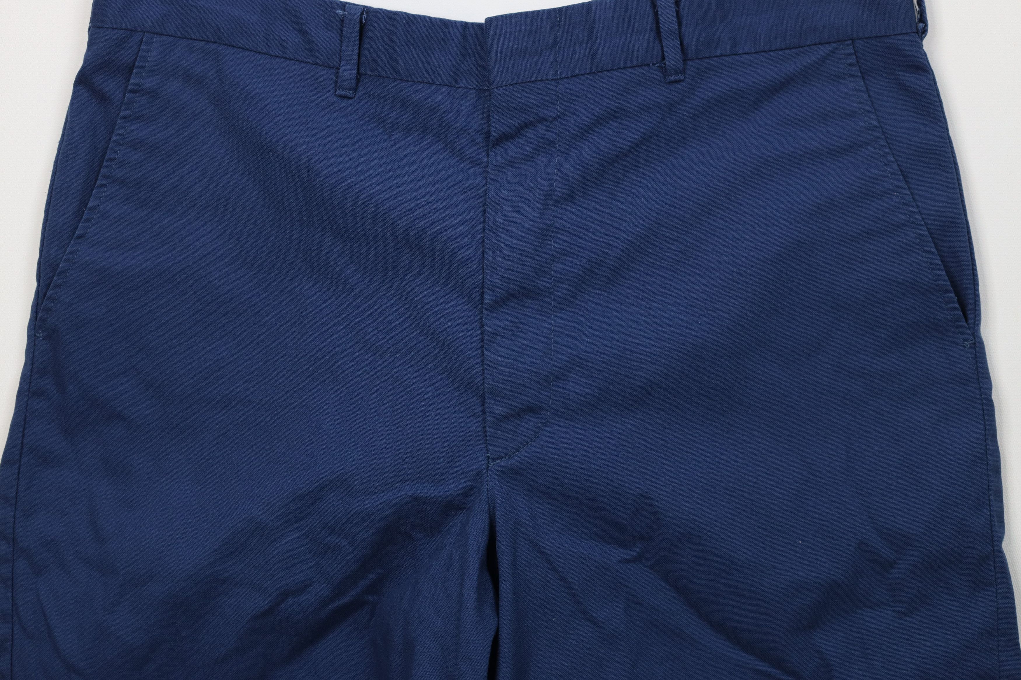 Vintage Vintage 70s Streetwear Above Knee Chino Golf Shorts Blue USA Size US 34 / EU 50 - 3 Thumbnail