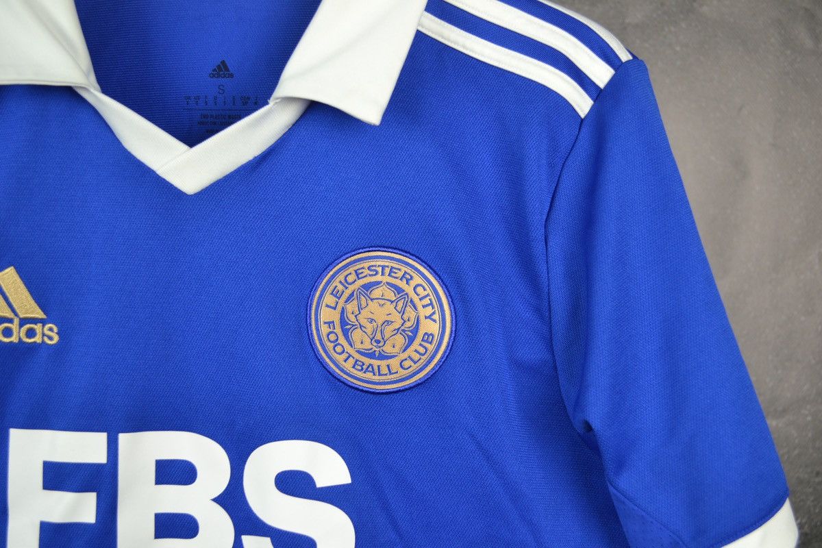 Adidas Leicester City Home Football Shirt Adidas Soccer Size S Size US S / EU 44-46 / 1 - 4 Thumbnail