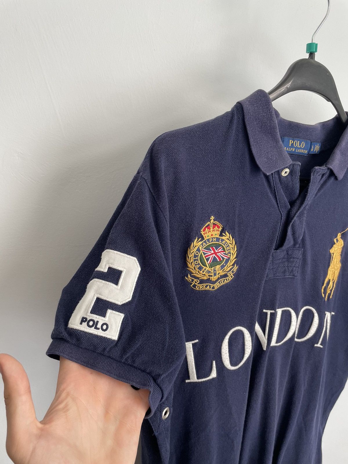 Polo Ralph Lauren Polo Ralph Lauren #2 London Chief Kief Polo T-shirt Y2k RARE Size US L / EU 52-54 / 3 - 2 Thumbnail