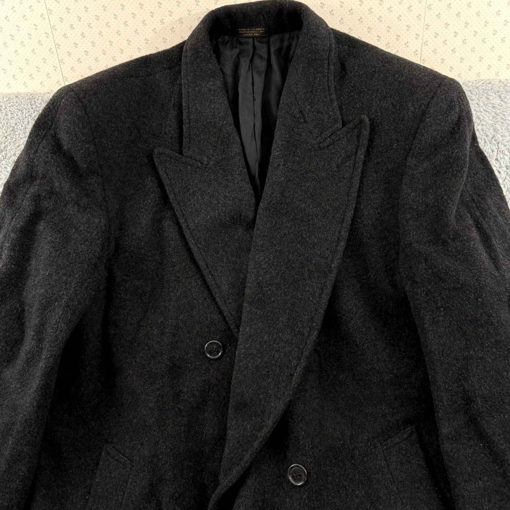 Vintage VINTAGE Nino Cerruti Coat Men 46L Gray Trench Wool Cashmere Overcoat Double Breast Long Coat Size US S / EU 44-46 / 1 - 3 Thumbnail