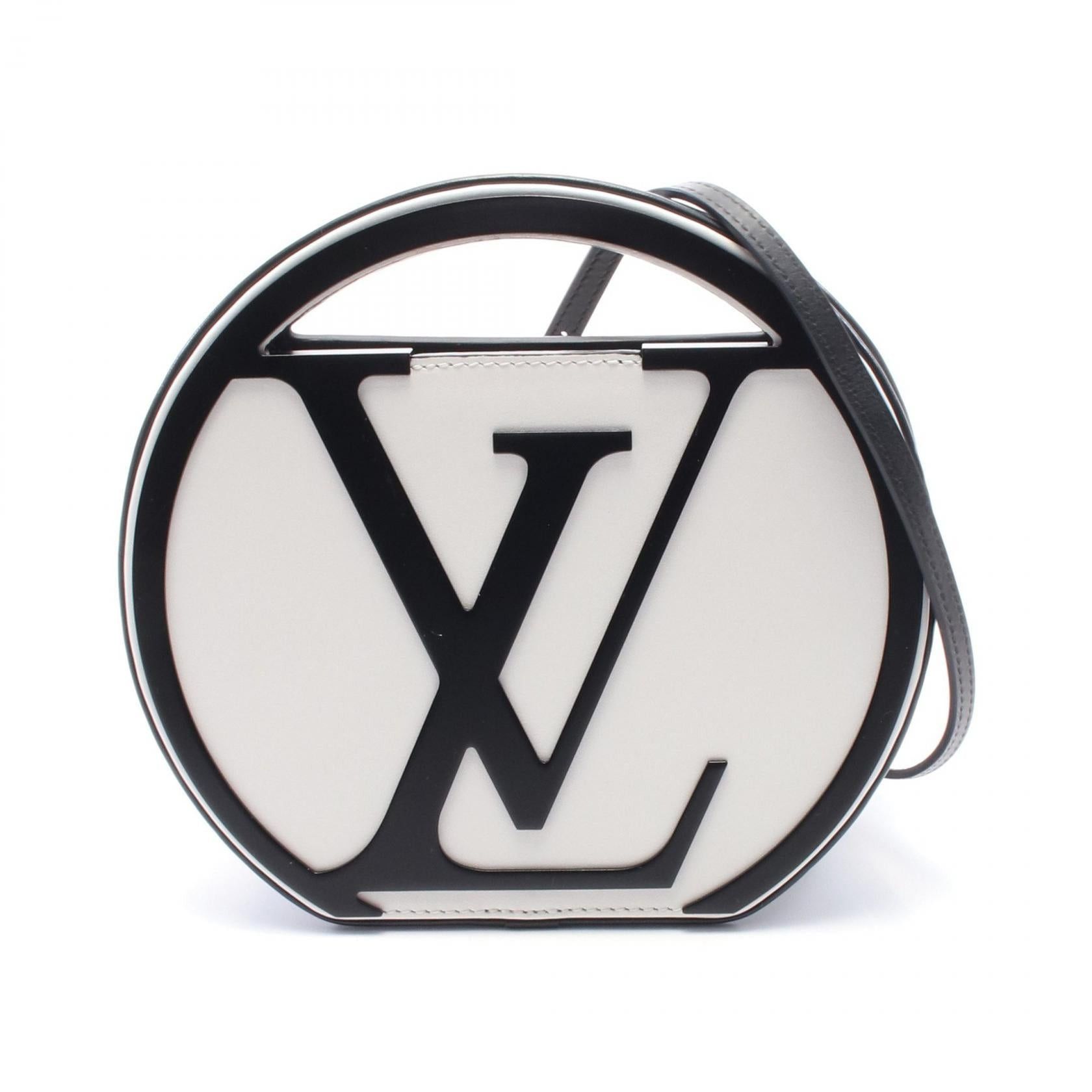 Louis Vuitton Louis Vuitton Around Me Lv Handbag Leather White Black Size ONE SIZE - 1 Thumbnail
