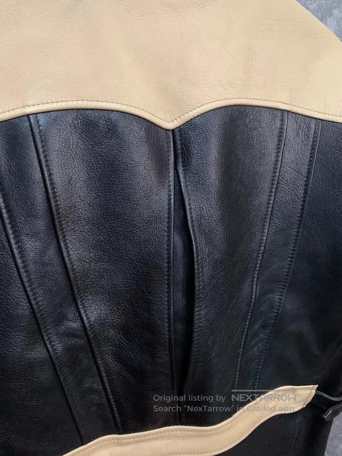 WEST RIDE Westride Black and White Leather Jacket. Size US S / EU 44-46 / 1 - 4 Thumbnail