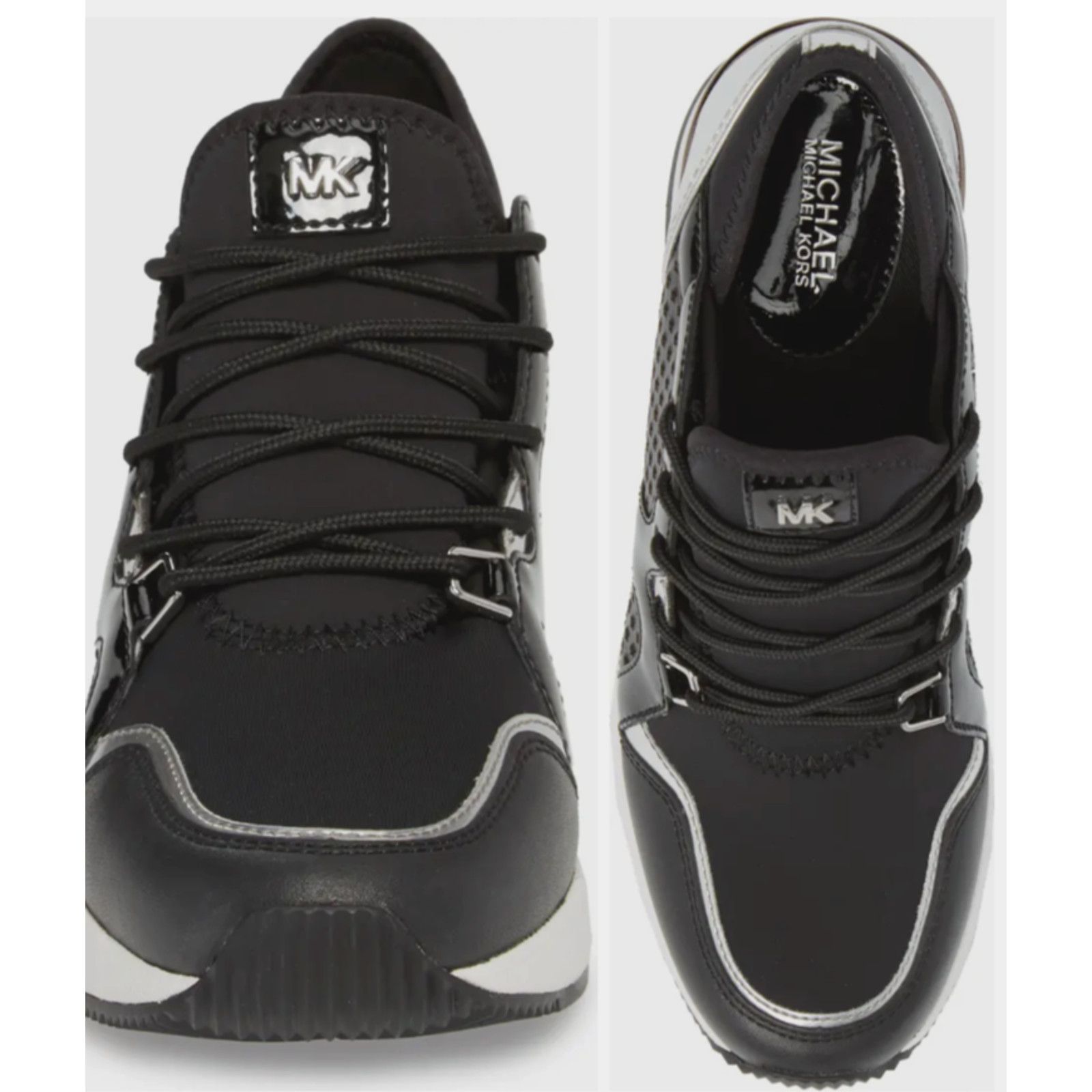 Michael Kors Michael Kors Black Scout Trainer Scuba Leather Sneaker 9 Size US 9 / IT 39 - 2 Thumbnail