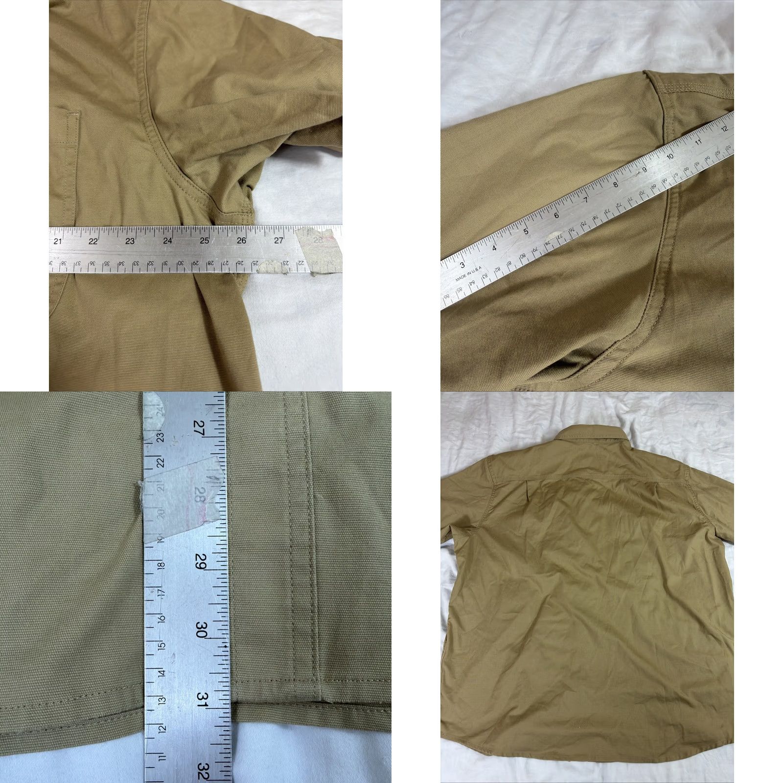 Carhartt Carhartt Shirt Mens XXL Beige Button-Up Embroidered 106688 Size US XXL / EU 58 / 5 - 9 Thumbnail