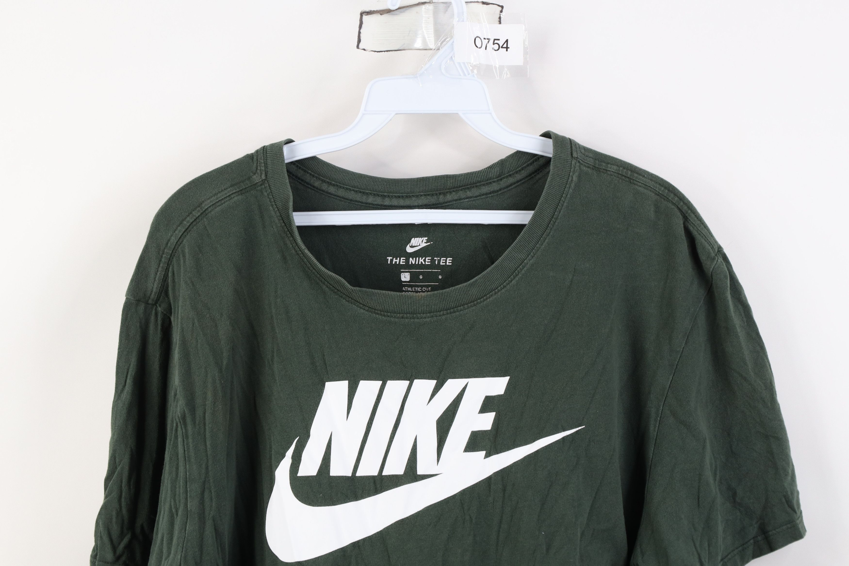 Nike Vintage Y2K Nike Center Big Swoosh Short Sleeve T-Shirt Size US L / EU 52-54 / 3 - 2 Thumbnail