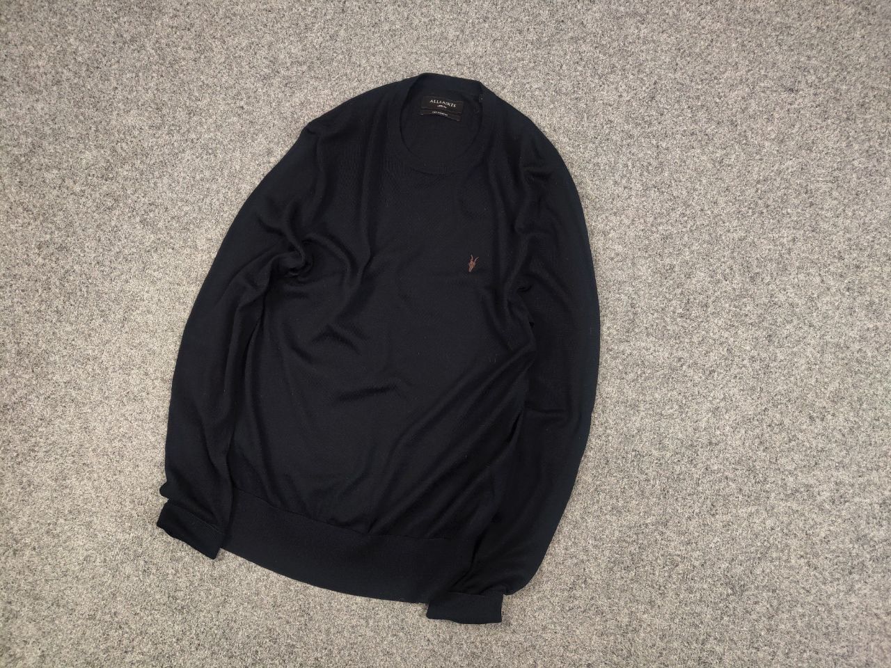 Allsaints Allsaints mode merino crew Light Navy Blue Sweater Size US M / EU 48-50 / 2 - 3 Thumbnail