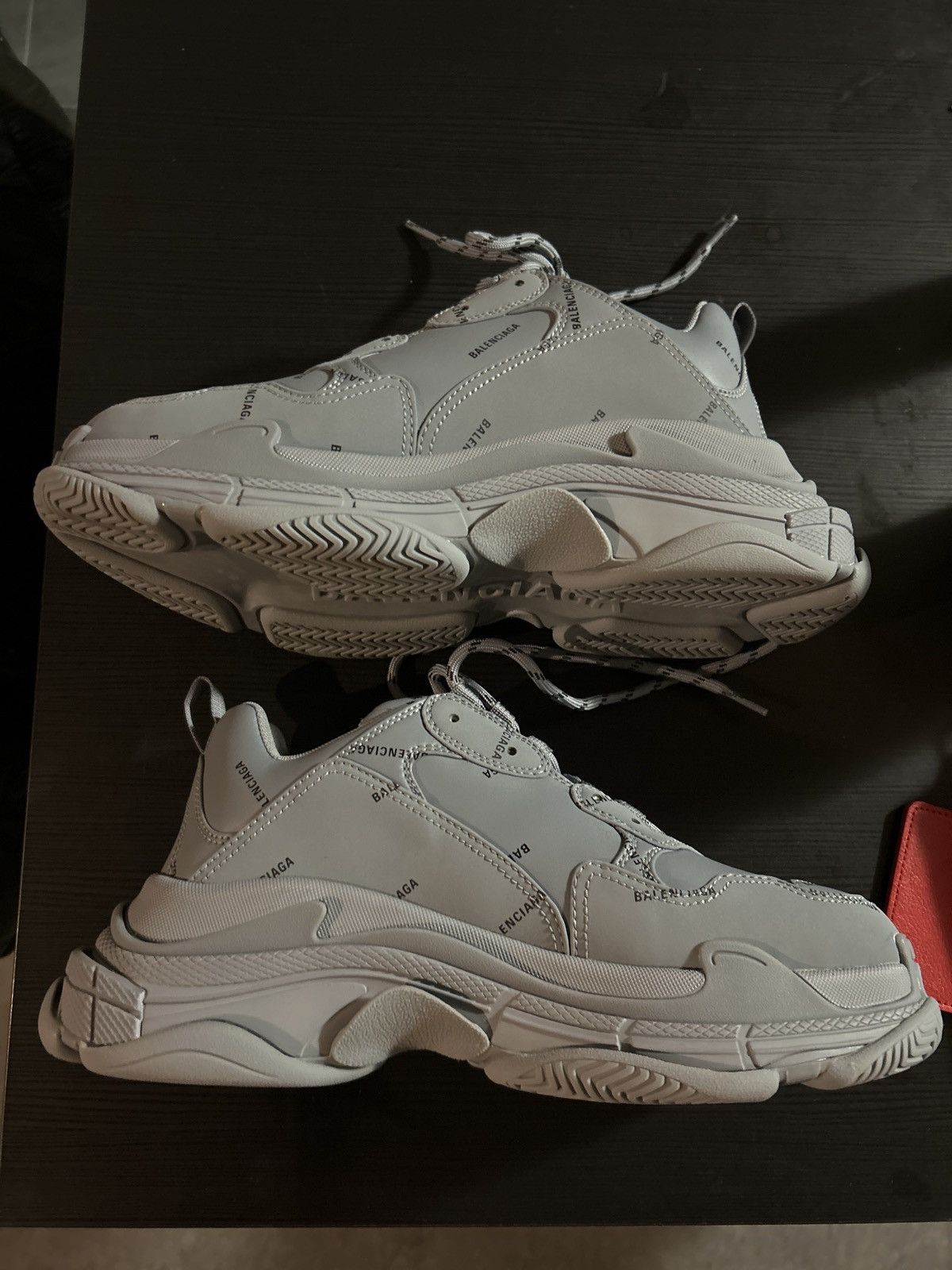 Balenciaga Balenciaga all over logo triple s grey Size US 10 / EU 43 - 2 Thumbnail