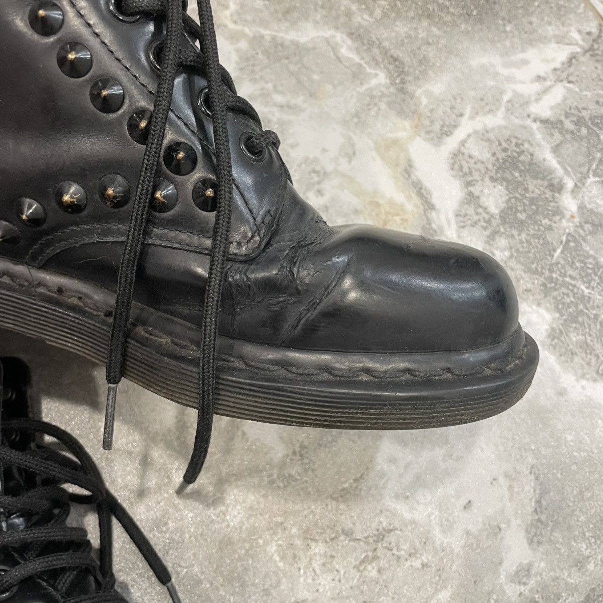 Dr. Martens × Leather Women Dr Martens Black boots shoes spikes rock Size US 7.5 / IT 37.5 - 4 Thumbnail