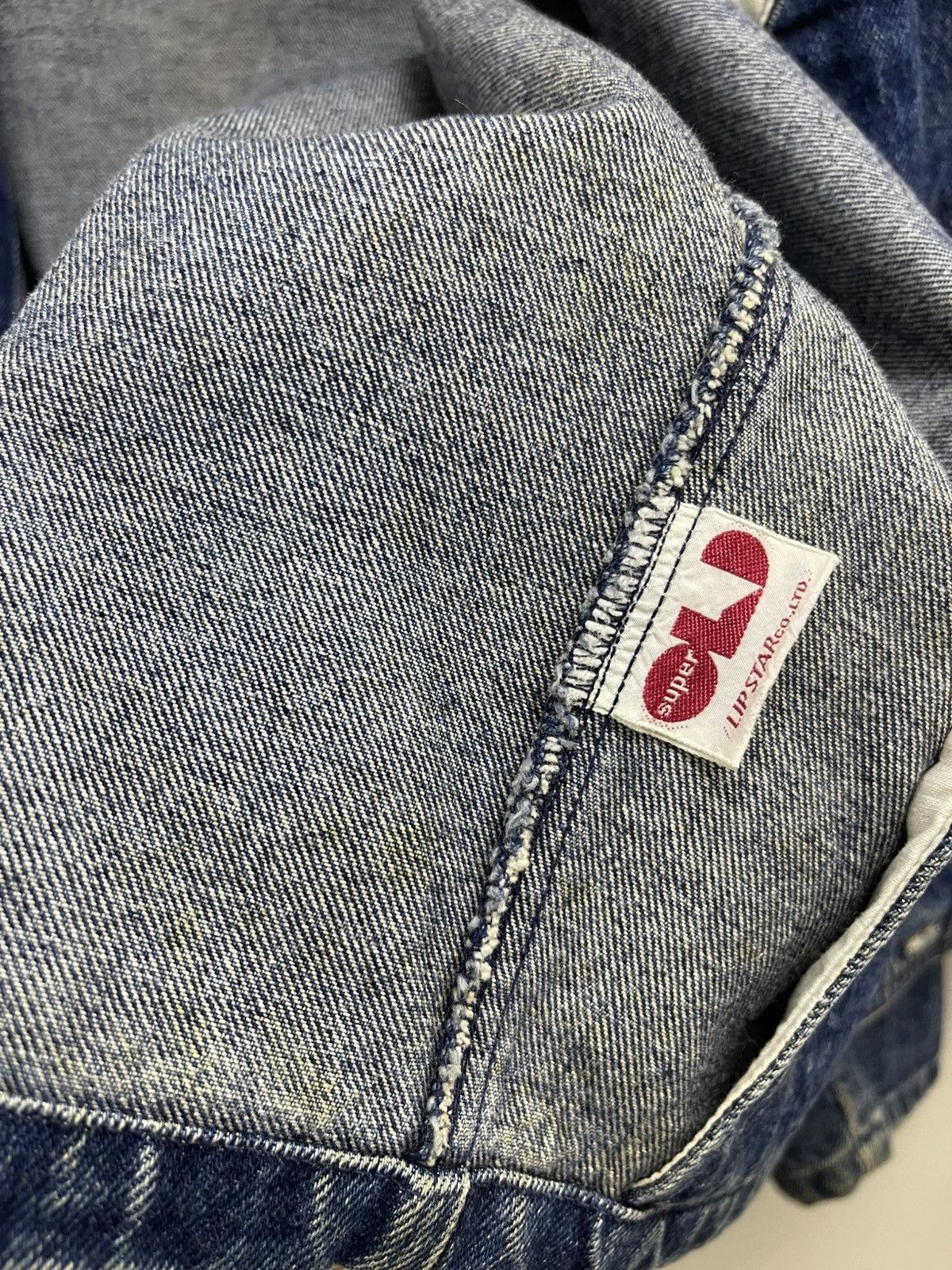 Japanese Brand Vintage Lipstar Double Collar Denim Jacket Size US M / EU 48-50 / 2 - 16 Thumbnail