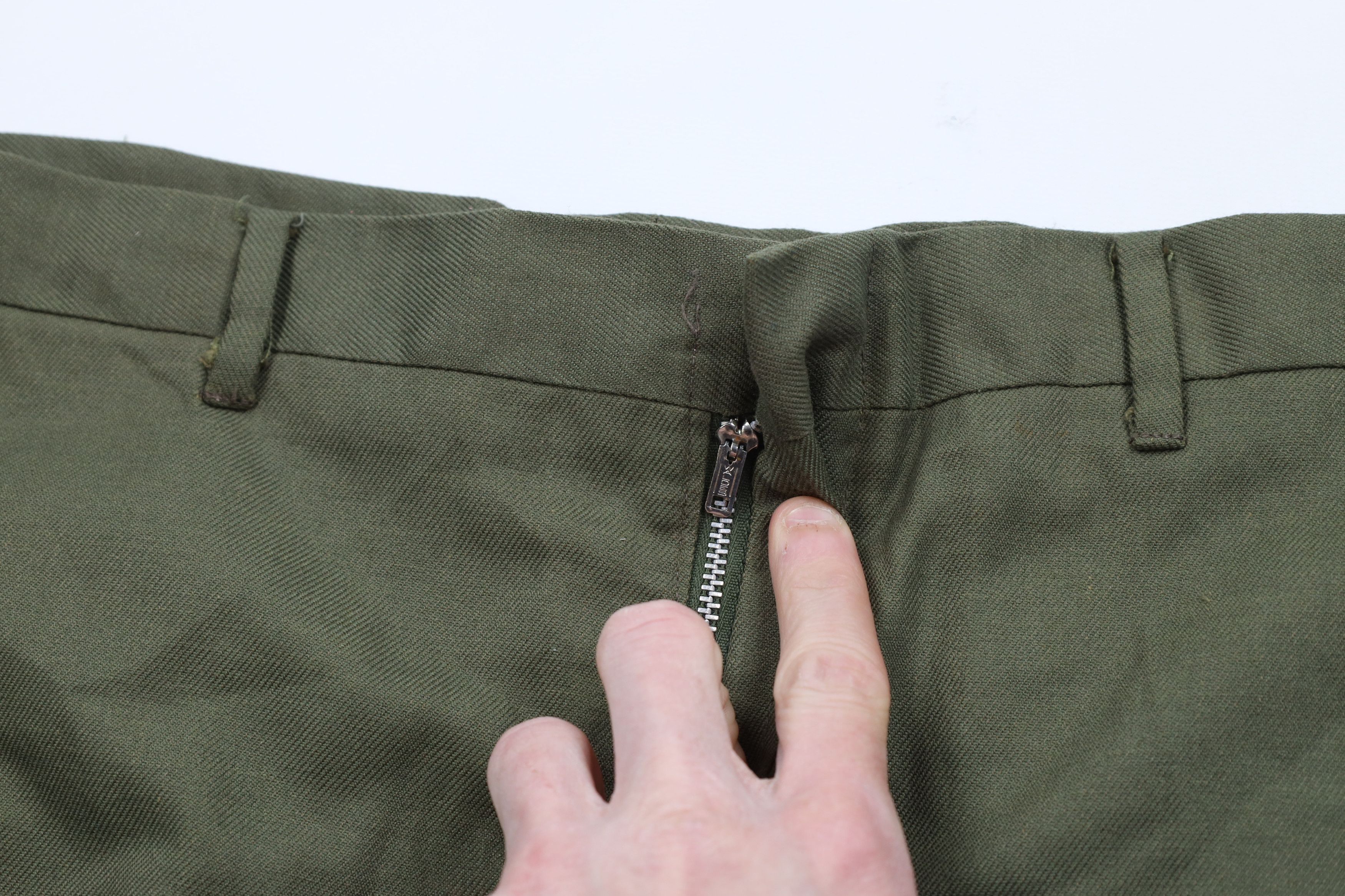 Vintage Vintage 50s Streetwear Front Chino Shorts Olive Green USA Size US 36 / EU 52 - 5 Thumbnail
