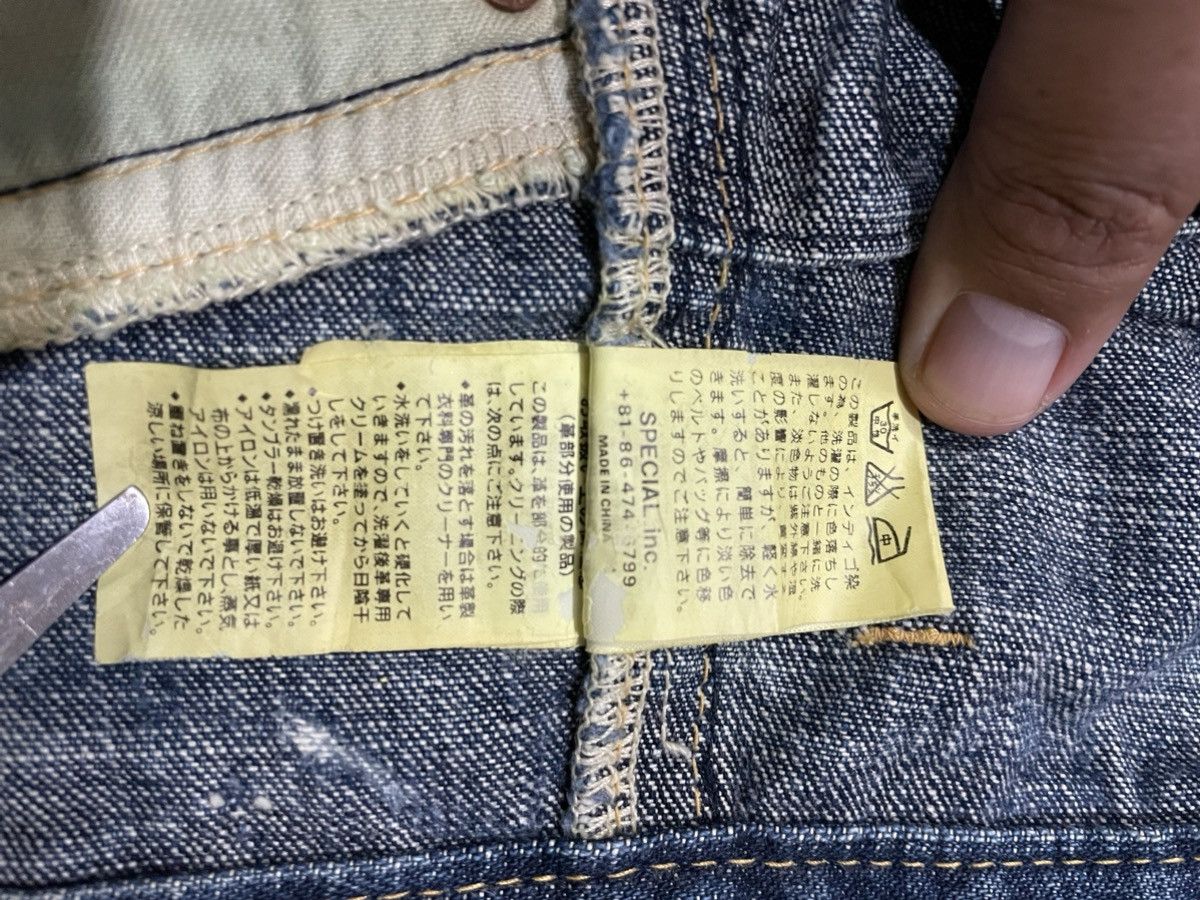 Japanese Brand Vintage Japanese Brand Straight Cut Distressed Faded Jeans Size US 30 / EU 46 - 10 Thumbnail